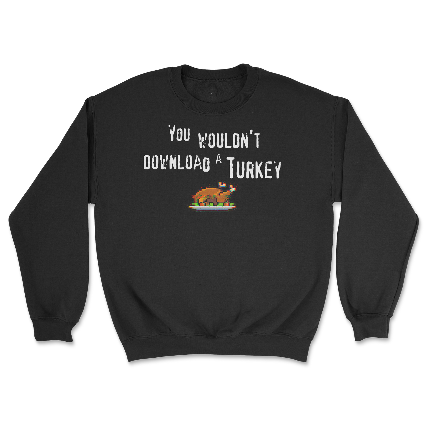 Gildan SoftStyle Crew Neck Downloadable Turkey  in Black