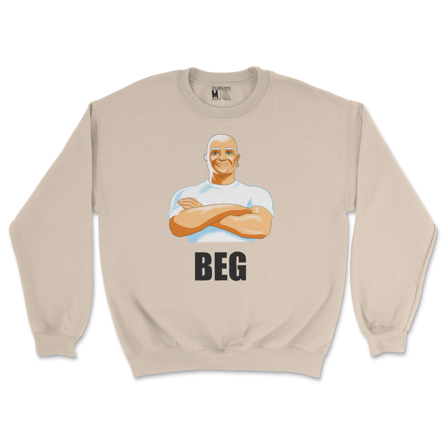 Gildan SoftStyle Crew Neck Beg in Sand