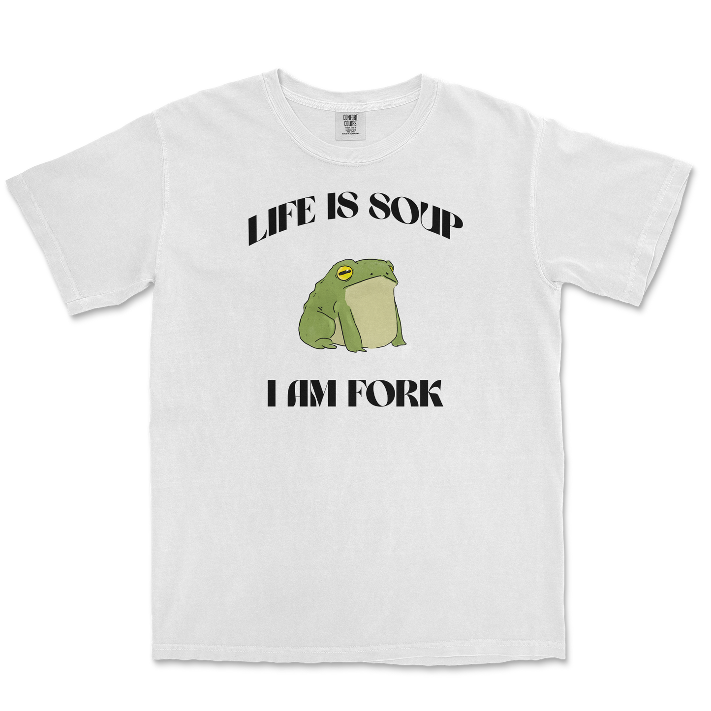 Comfort Colors T-Shirt I Am Fork in White
