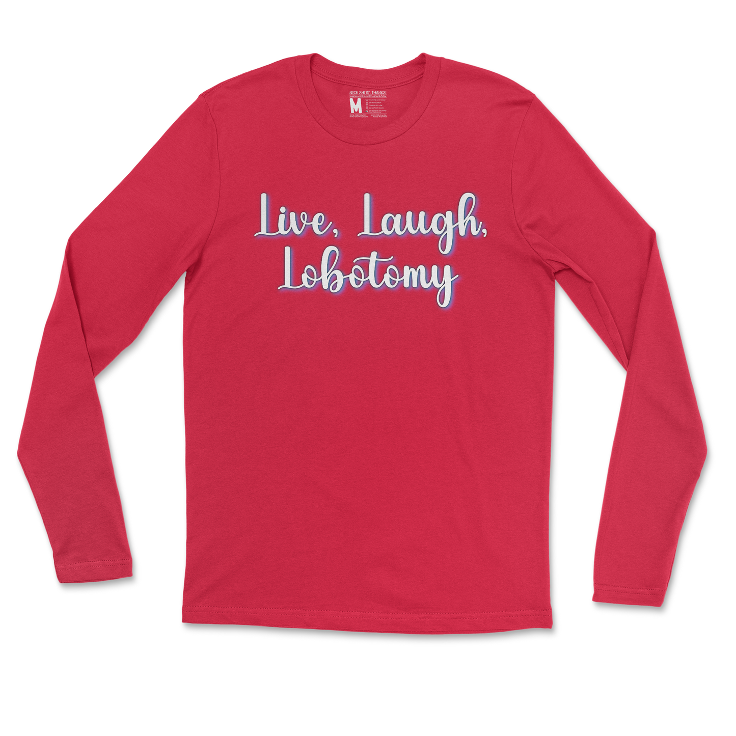 Gildan SoftStyle Long Sleeve in Red