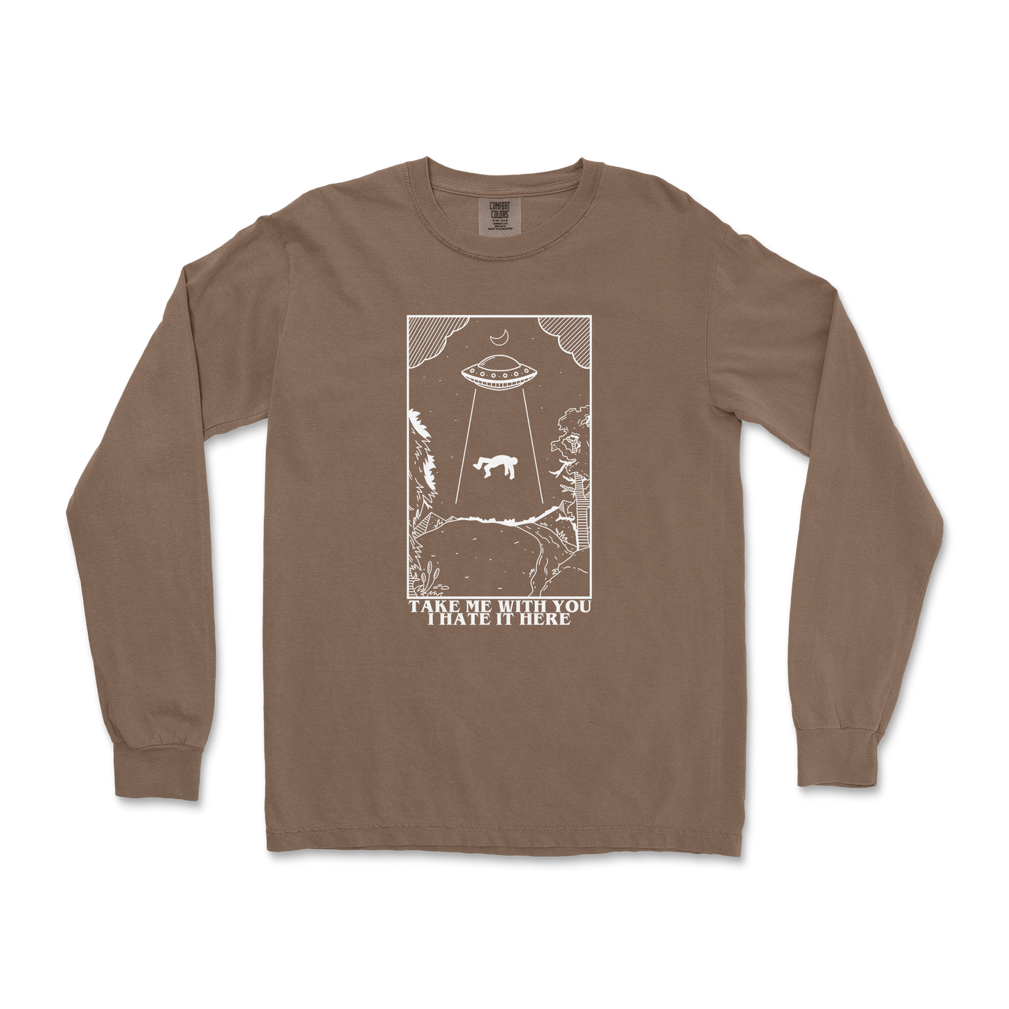 Comfort Colors Long Sleeve in Espresso
