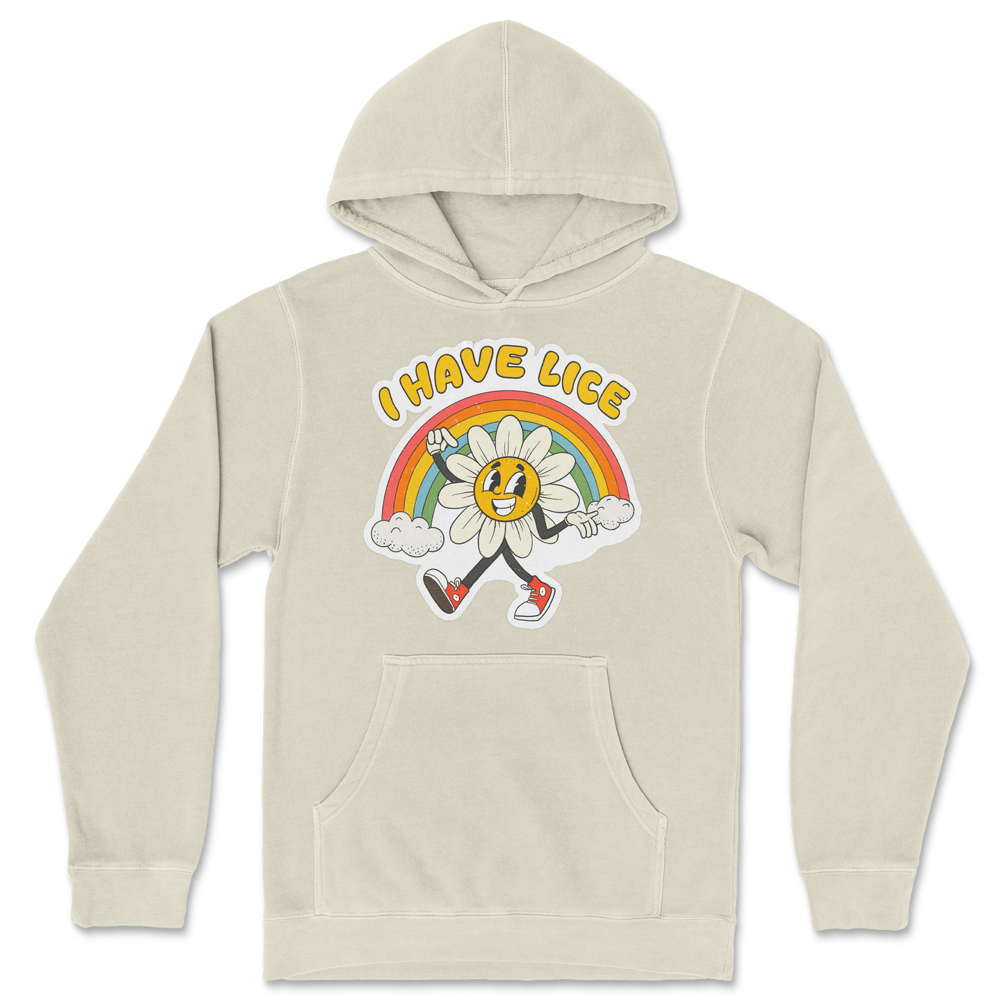 Independent Clothing Co. Hoodie Lice in Ivory