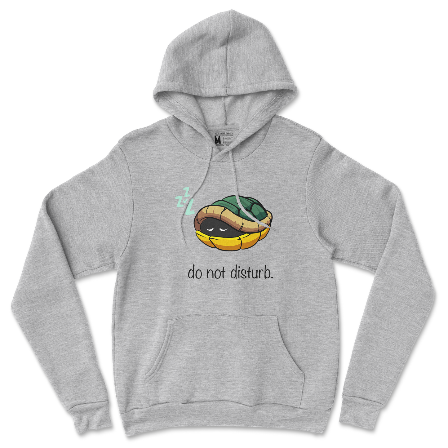 Gildan SoftStyle Hoodie Sleepin Turtle in Sports Grey
