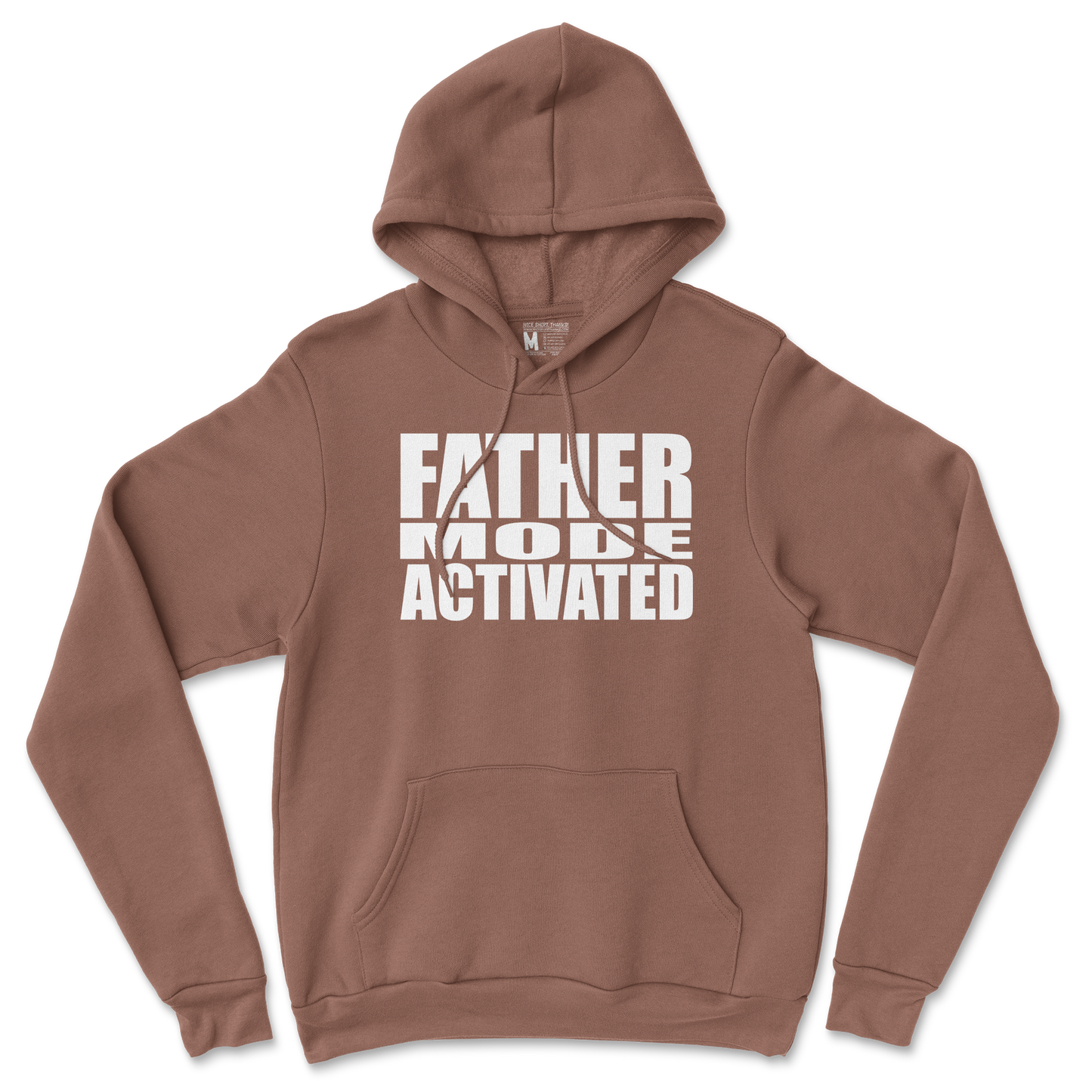 Gildan SoftStyle Hoodie Father Mode Activated in Cocoa