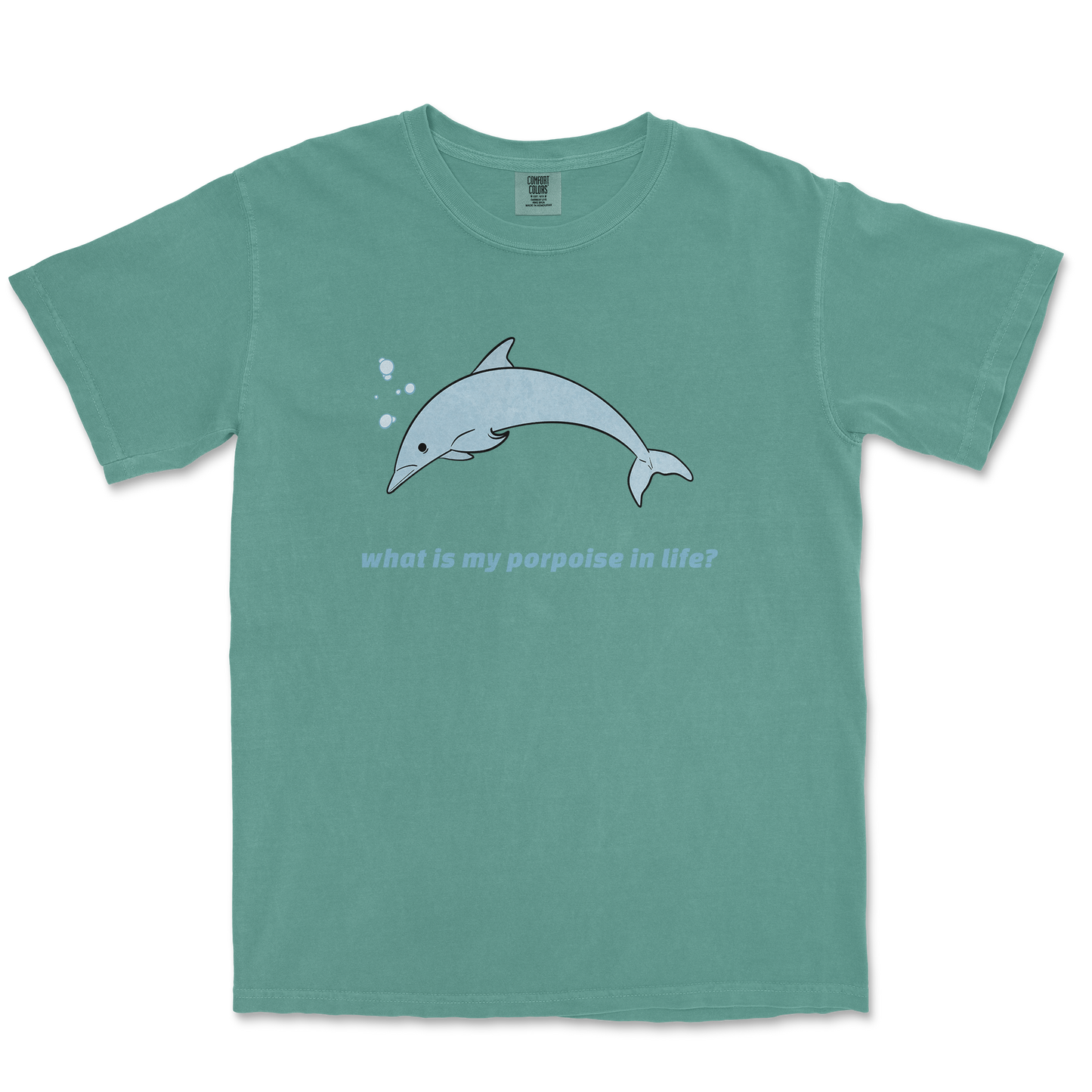 Comfort Colors T-Shirt Porpoise in LightGreen