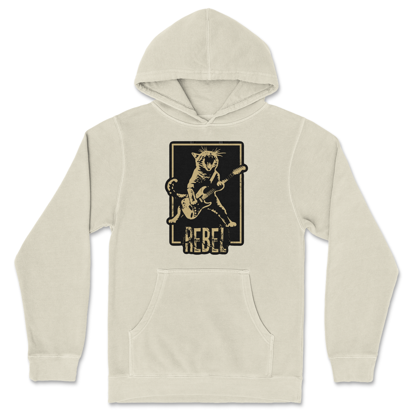 Independent Clothing Co. Hoodie Rebel Kitty in Ivory