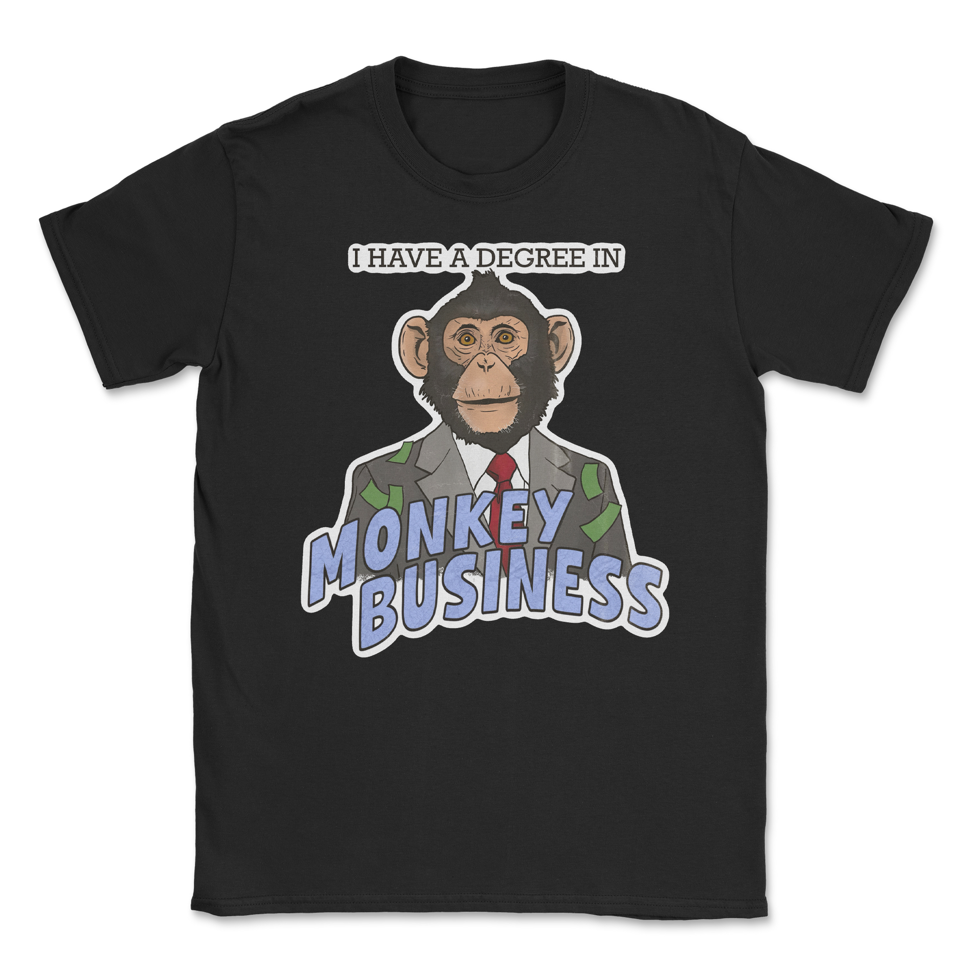 Heavy Blend T-Shirt Monkey Business in Black