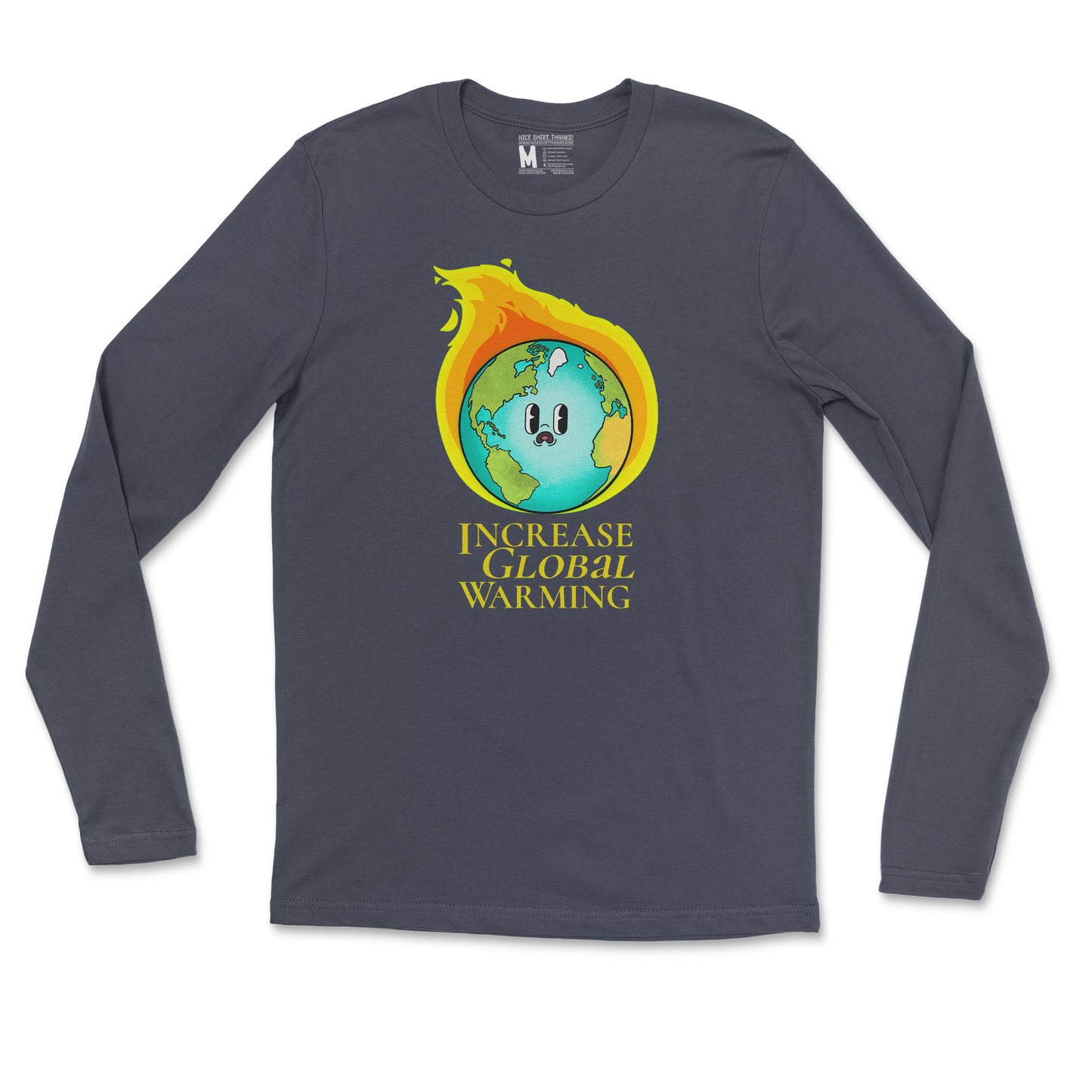 Gildan SoftStyle Long Sleeve in Navy