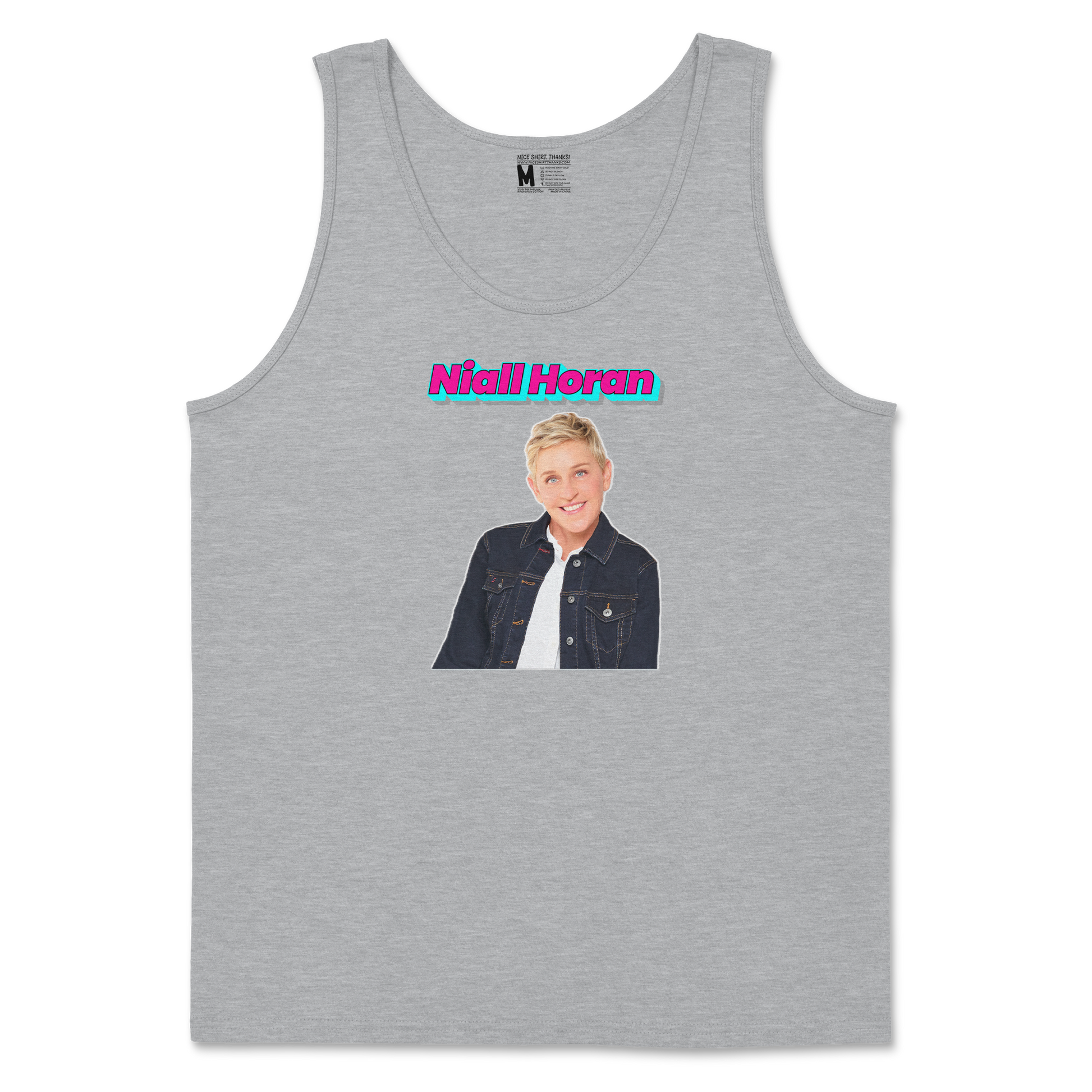 Gildan SoftStyle Tank Top Niall Horan in Sport-Grey