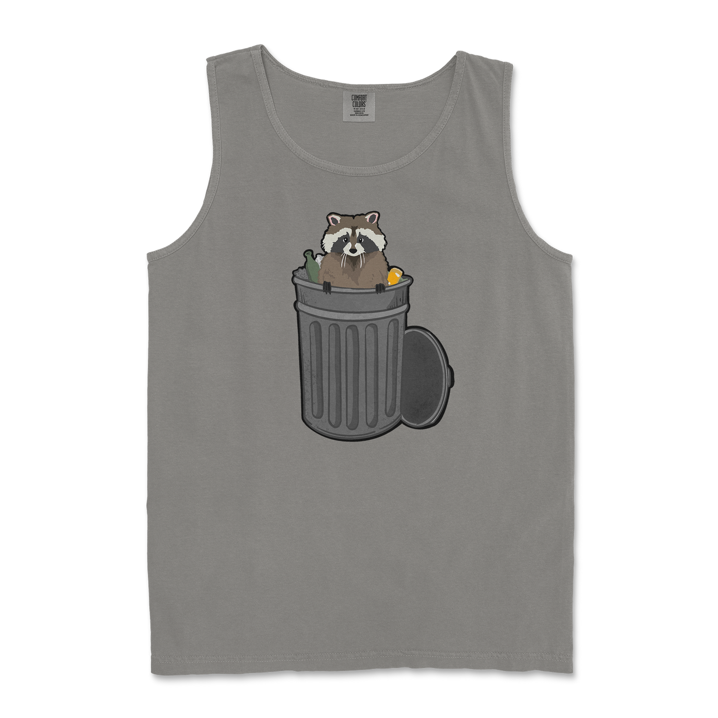 Comfort Colors Tank Top Trash Panda Enthusiast in Grey