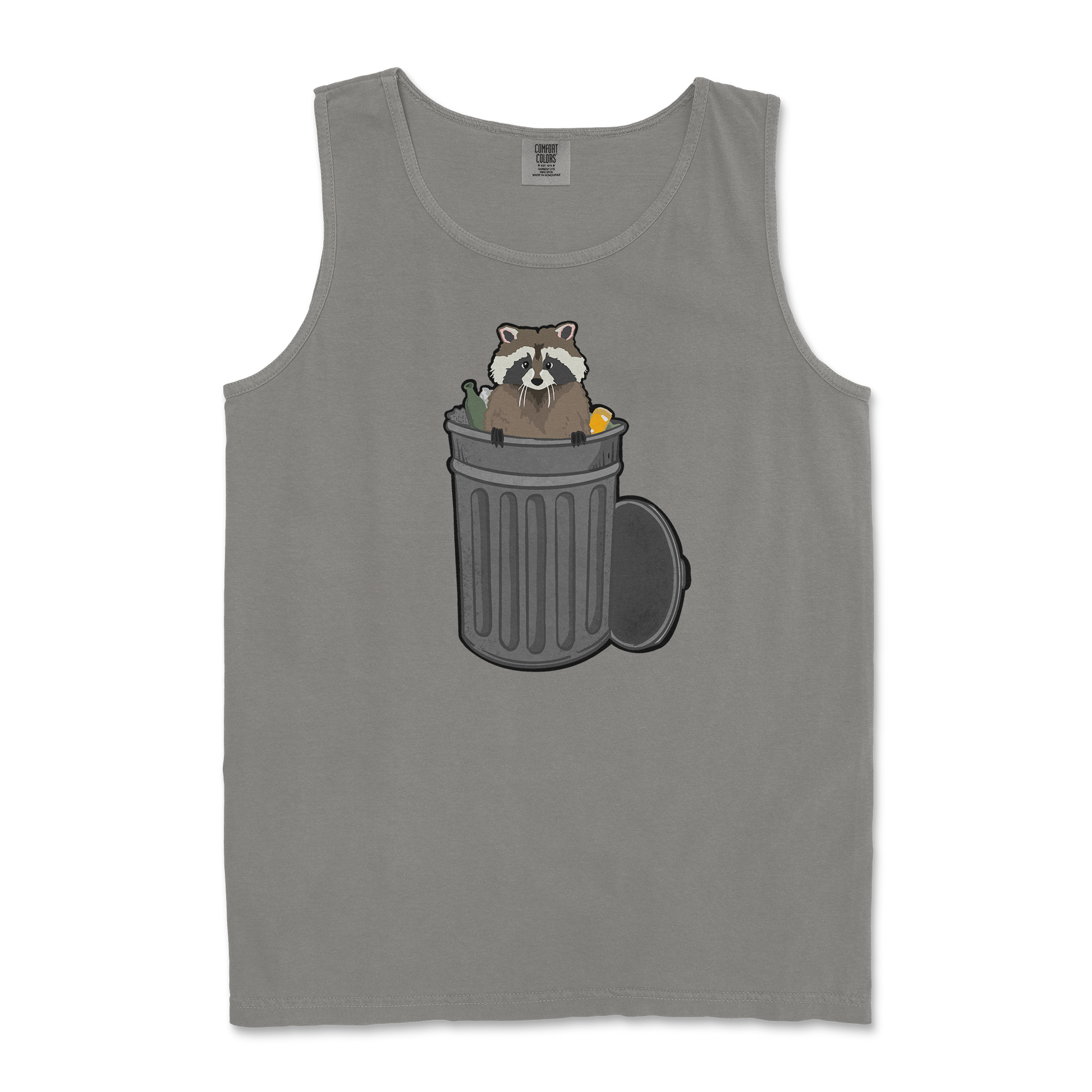 Comfort Colors Tank Top Trash Panda Enthusiast in Grey