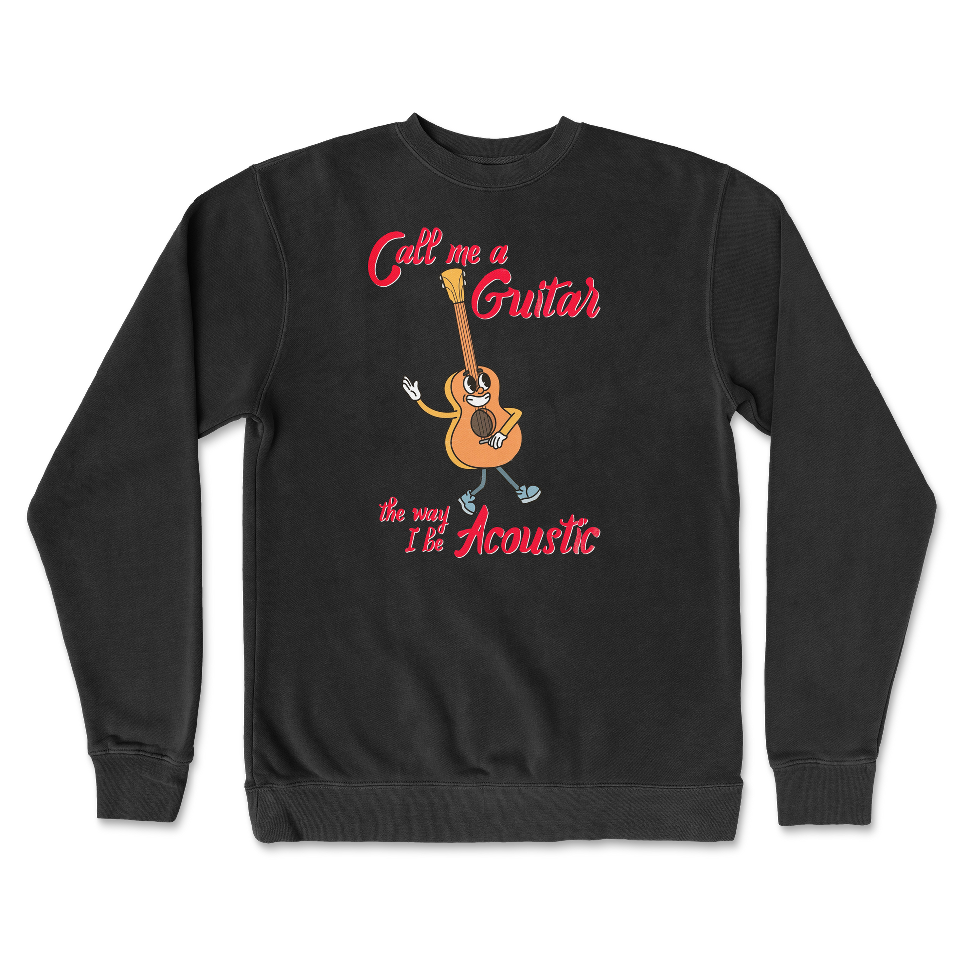 Independent Clothing Co. Crew Neck I Do Be Acoustic  in Black