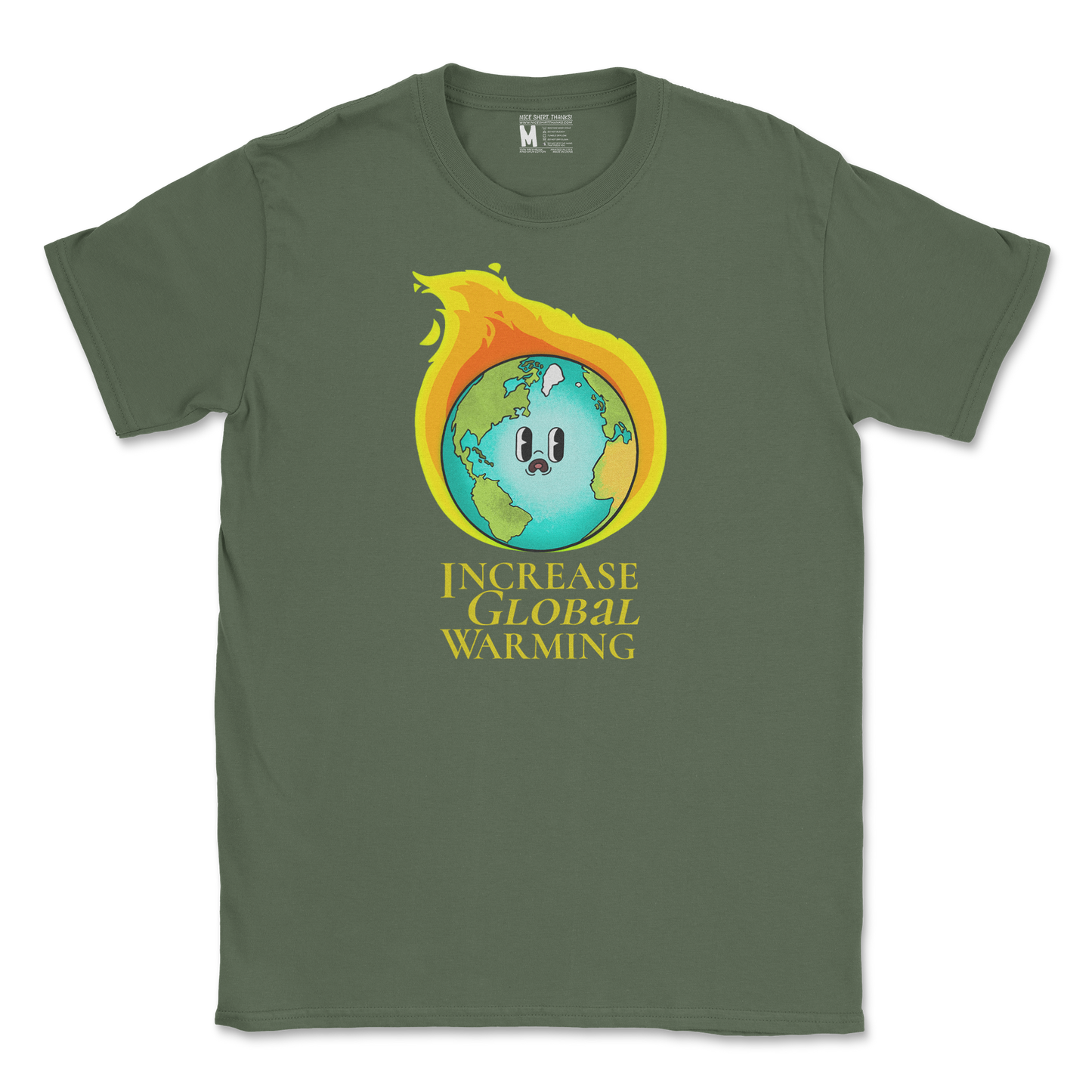 Gildan SoftStyle T-Shirt in Military Green