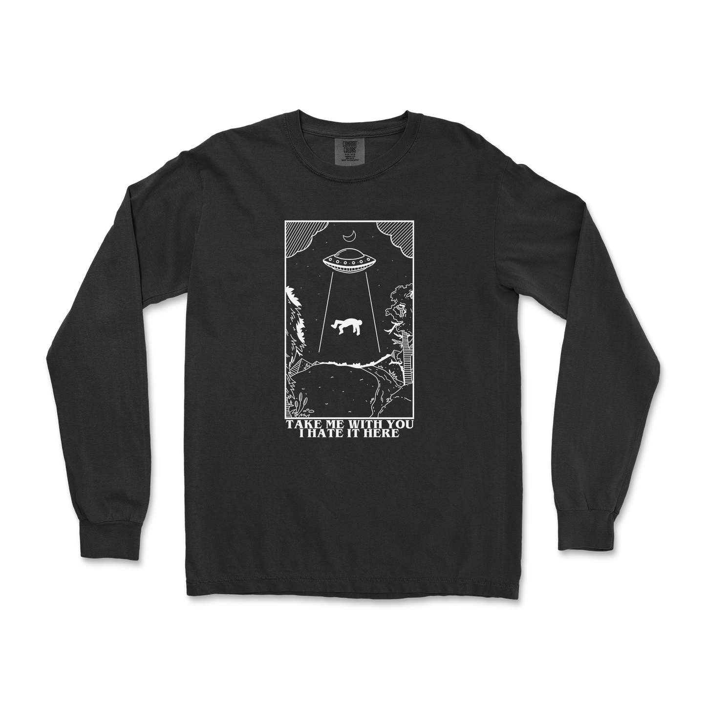 Comfort Colors Long Sleeve in Black