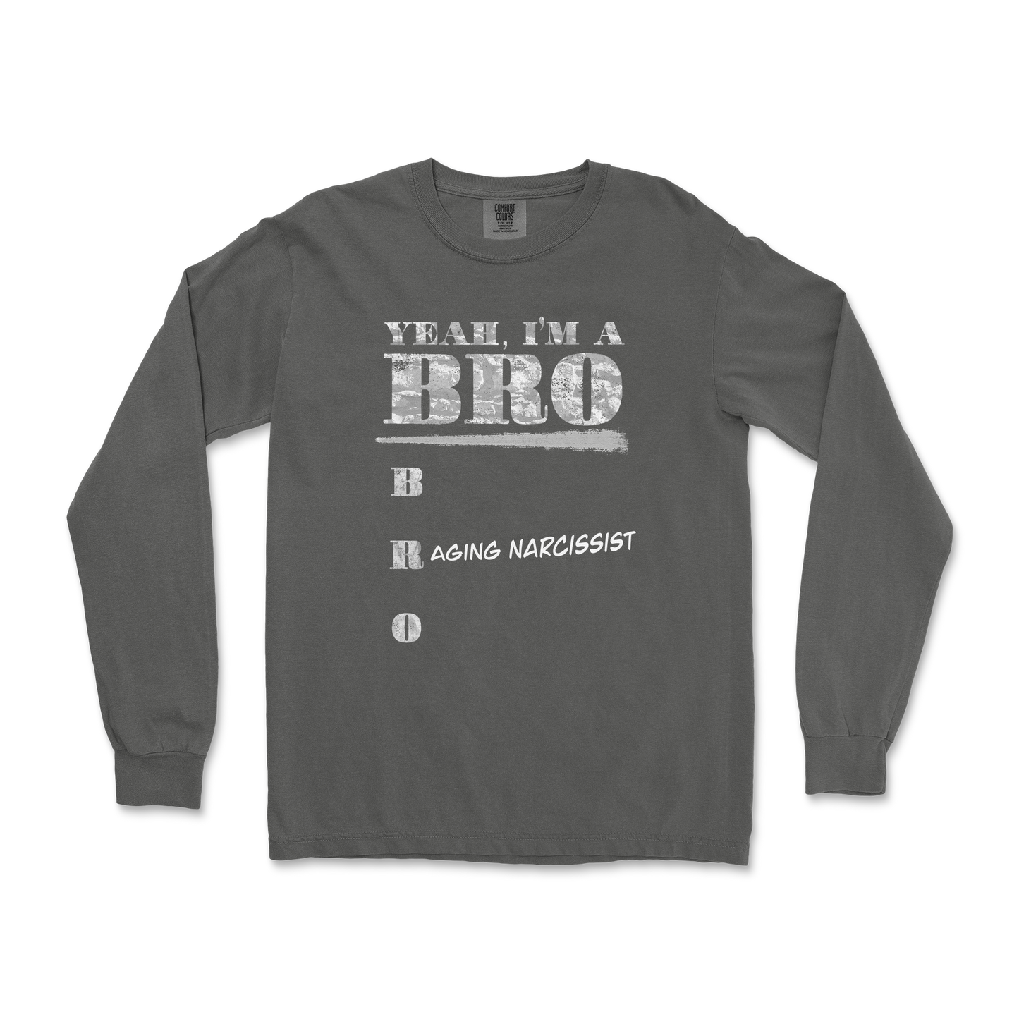 Comfort Colors Long Sleeve Im Your Bro in Pepper