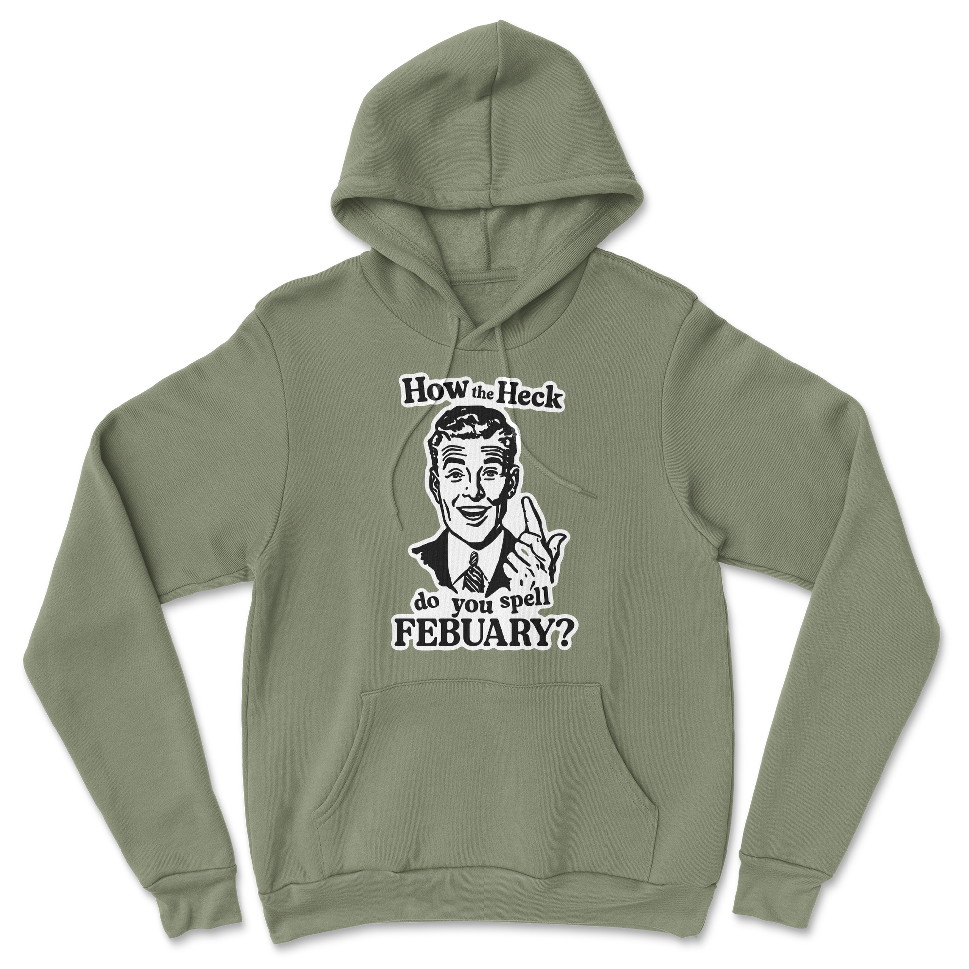 Heavy Blend Hoodie February in Military Green