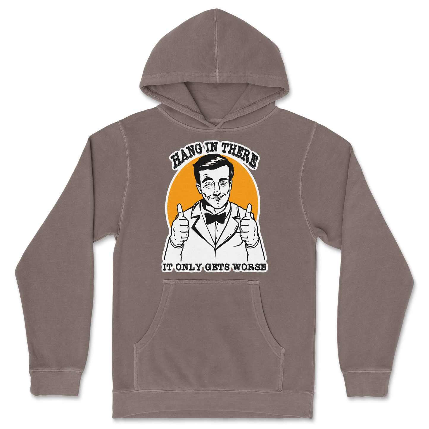 Independent Clothing Co. Hoodie Hang In There in Clay