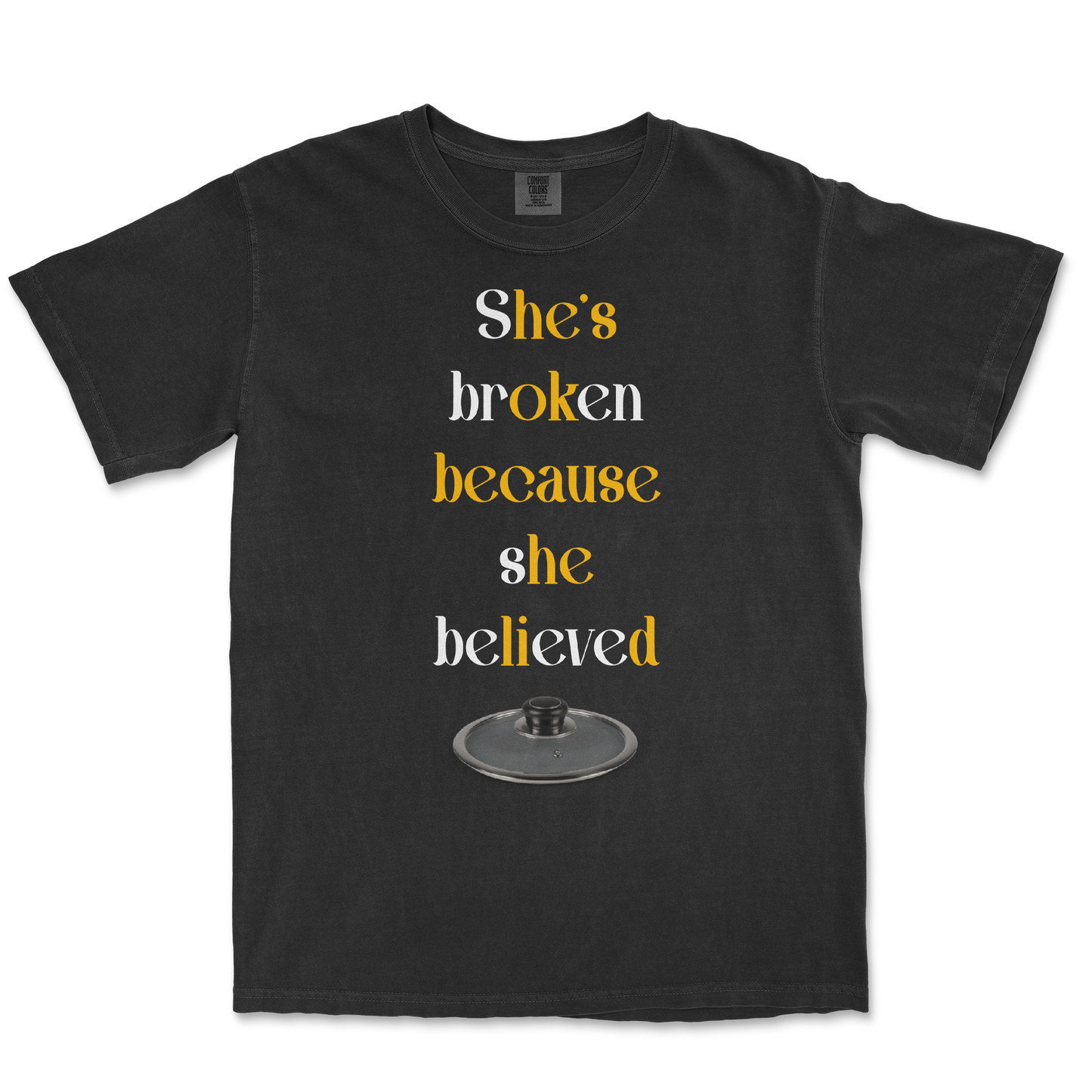 Comfort Colors T-Shirt He Lid in Black