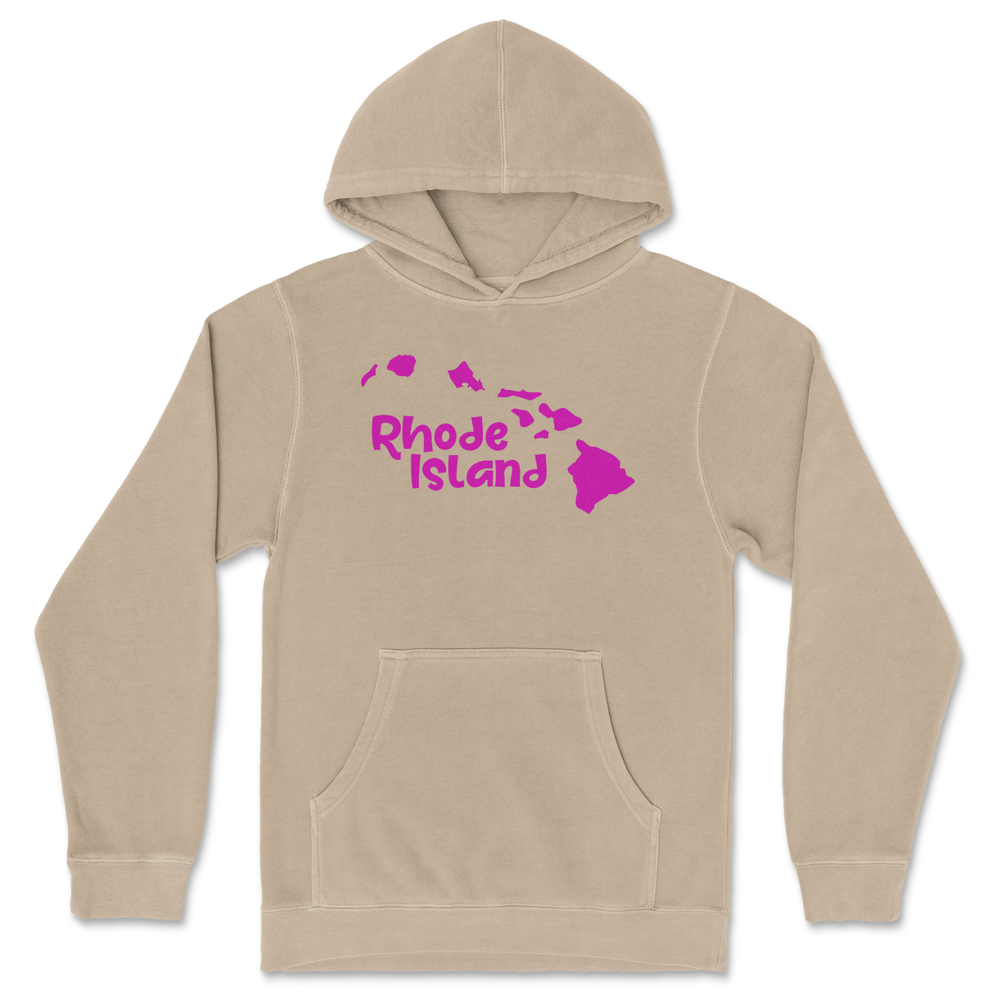 Independent Clothing Co. Hoodie Rhode Island in Sandstone