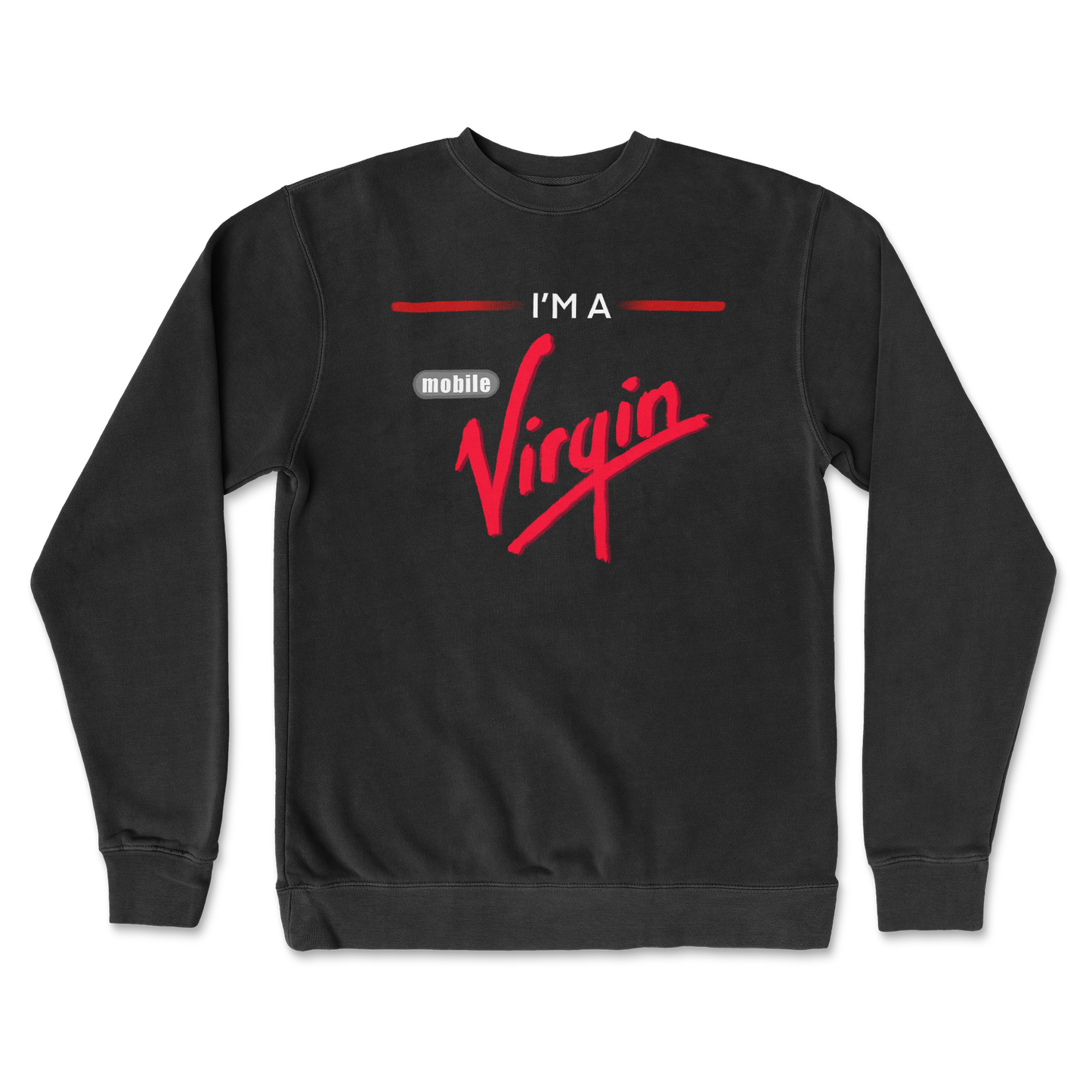 Independent Clothing Co. Crew Neck Mobile Virgin in Black