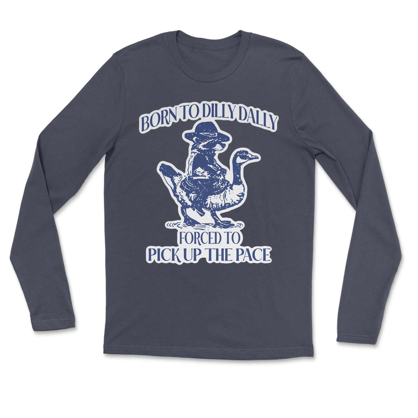 Heavy Blend Long Sleeve Dilly Dally in Navy