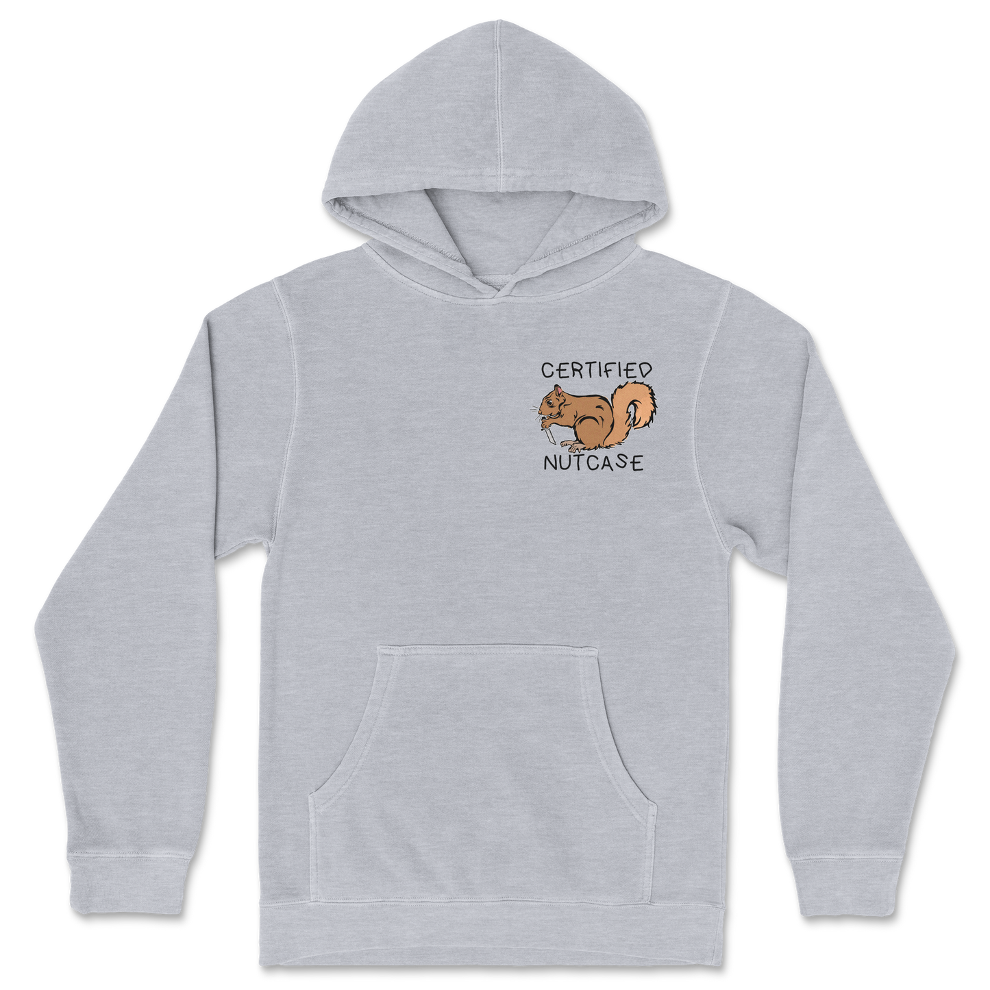 Independent Clothing Co. Hoodie Nutcase in Grey-Heather