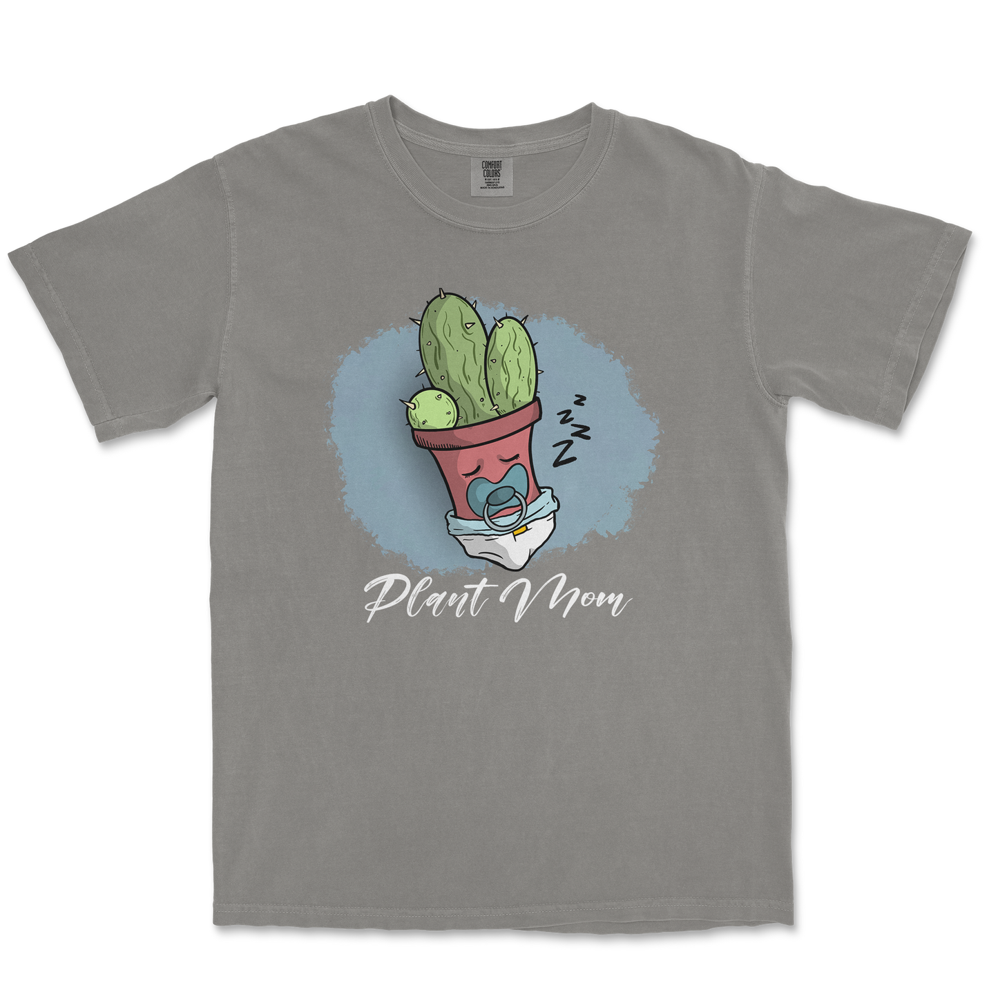 Comfort Colors T-Shirt Plant Mom 2 in Grey