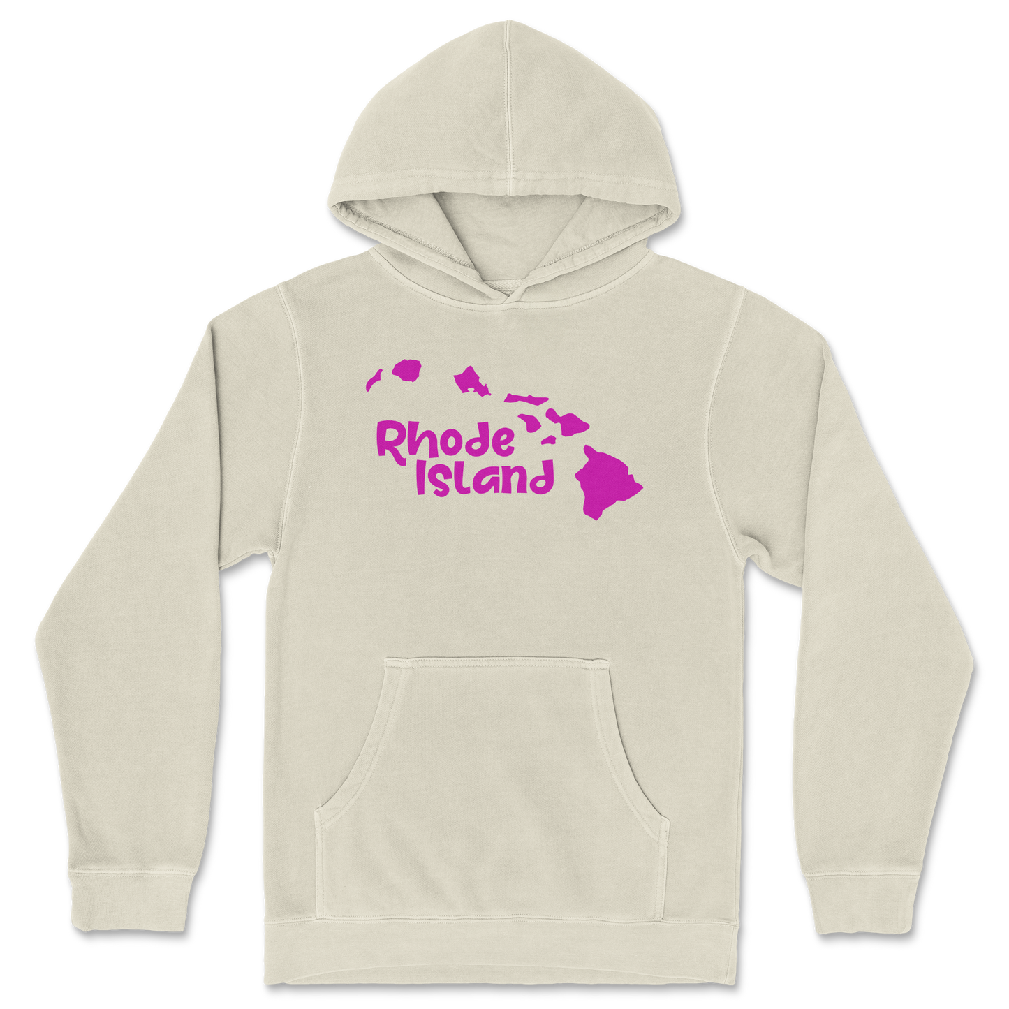 Independent Clothing Co. Hoodie Rhode Island in Ivory
