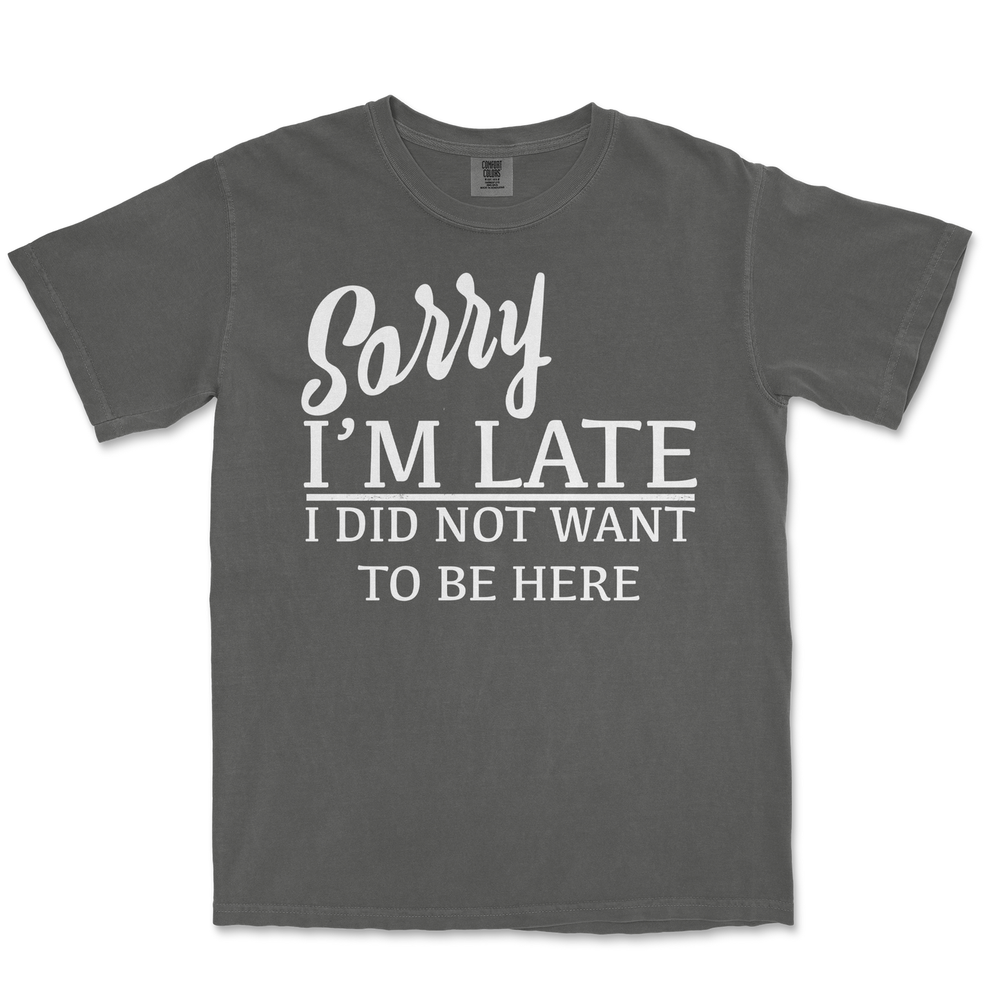 Comfort Colors T-Shirt Late in Pepper