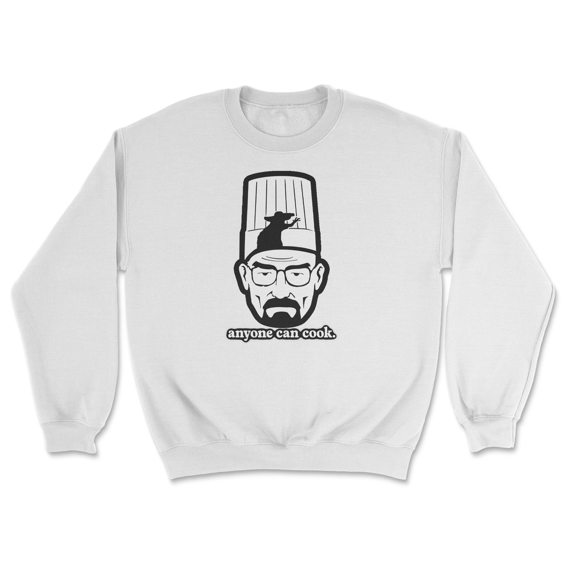 Heavy Blend Crew Neck Everyone Can Cook in White