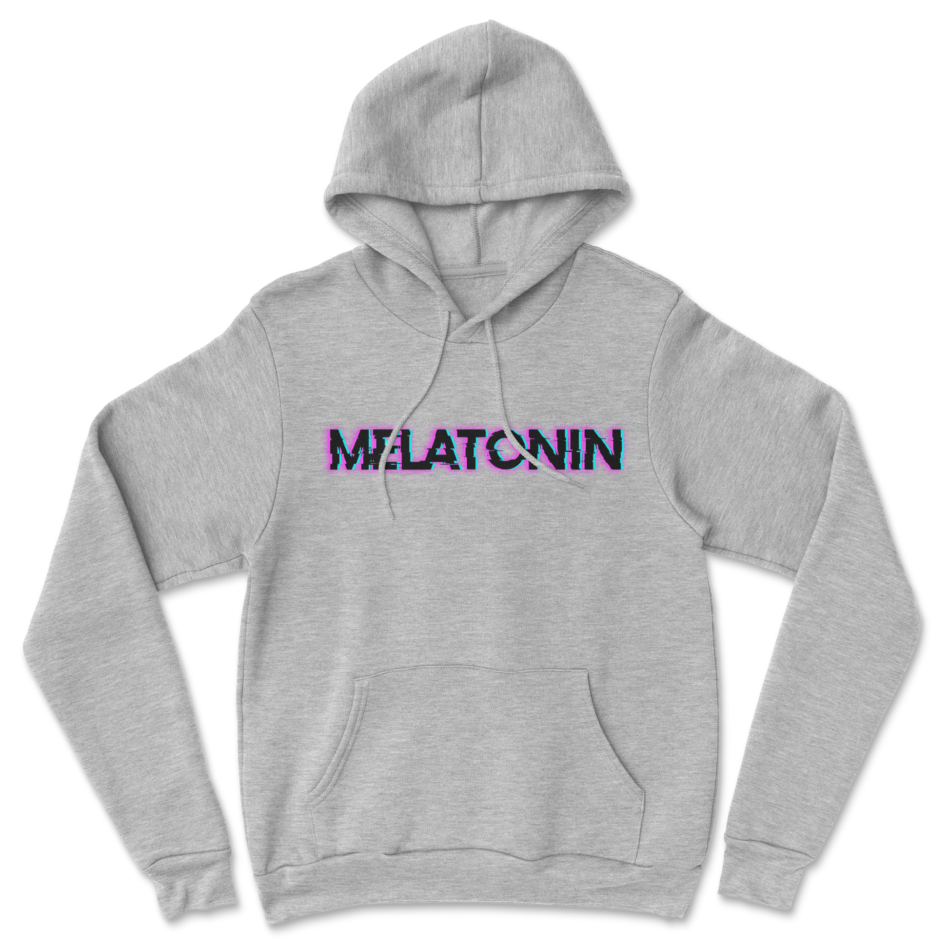 Heavy Blend Hoodie Melatonin in Grey Heather