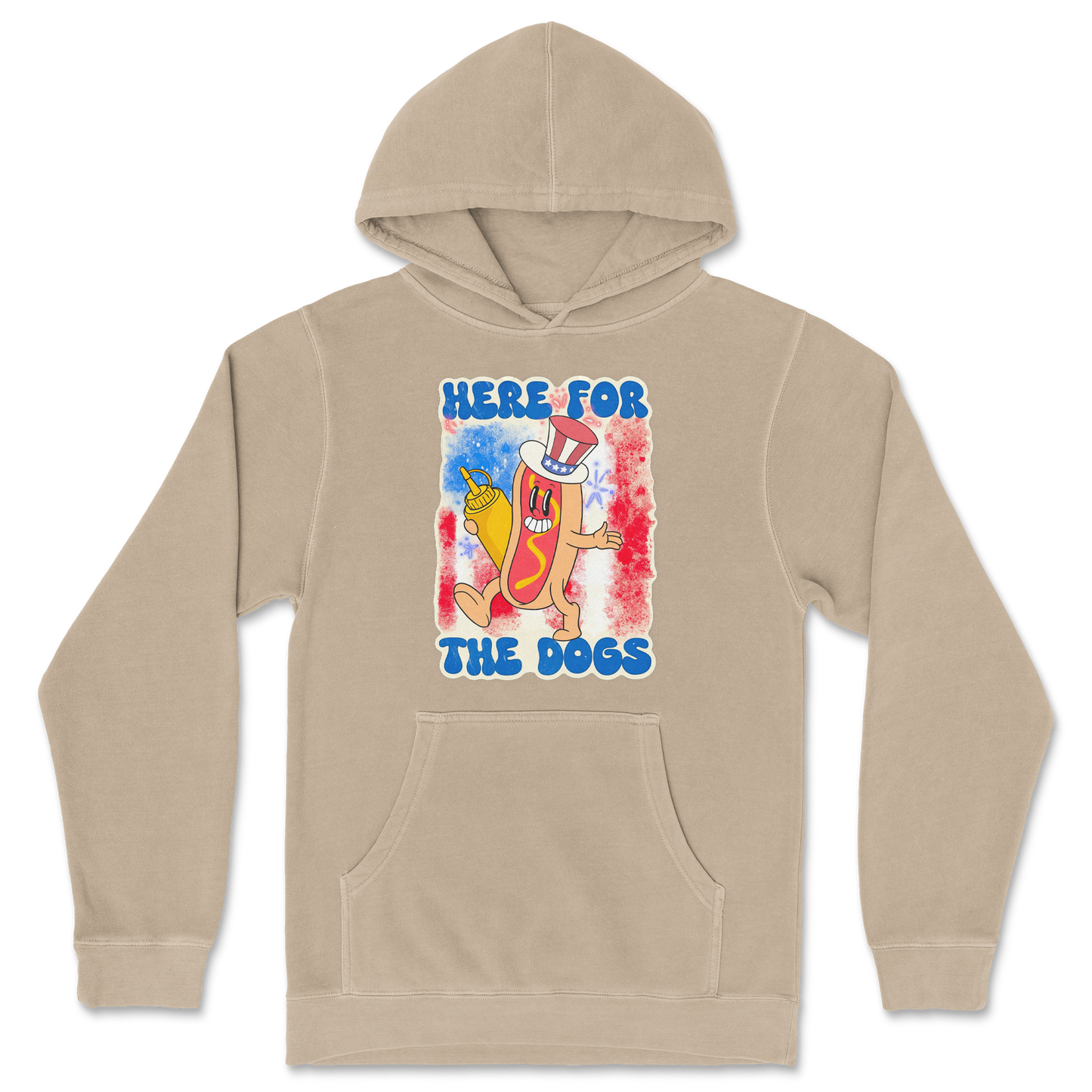 Independent Clothing Co. Hoodie Hot Dog in Sandstone