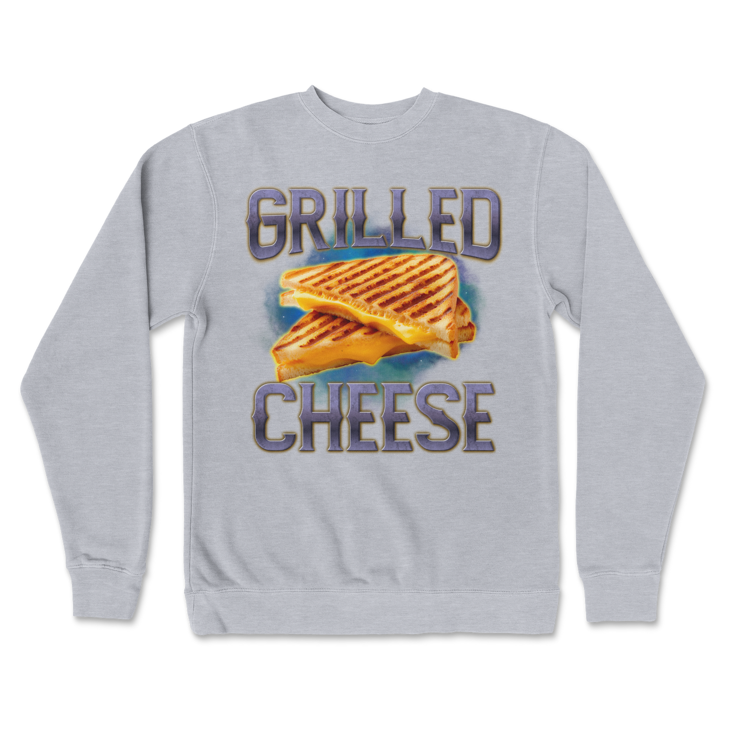 Independent Clothing Co. Crew Neck Grilled Cheese  in Grey-Heather