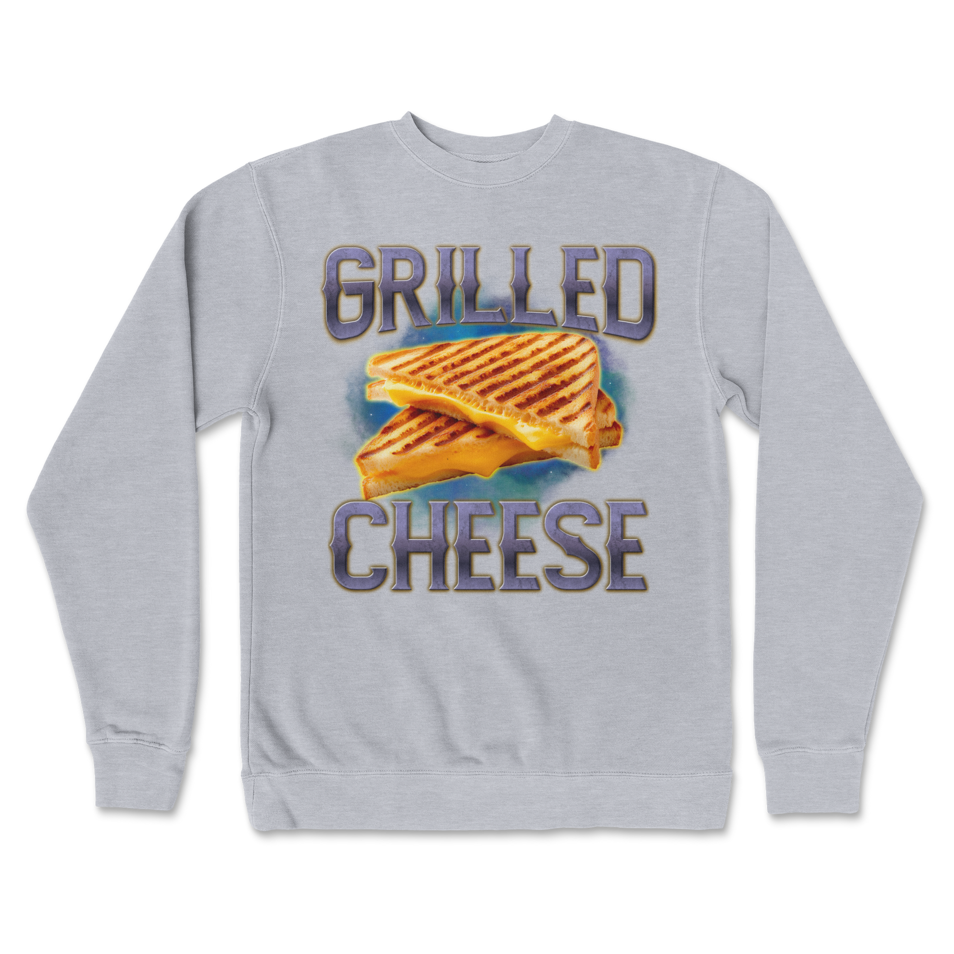 Independent Clothing Co. Crew Neck Grilled Cheese  in Grey-Heather
