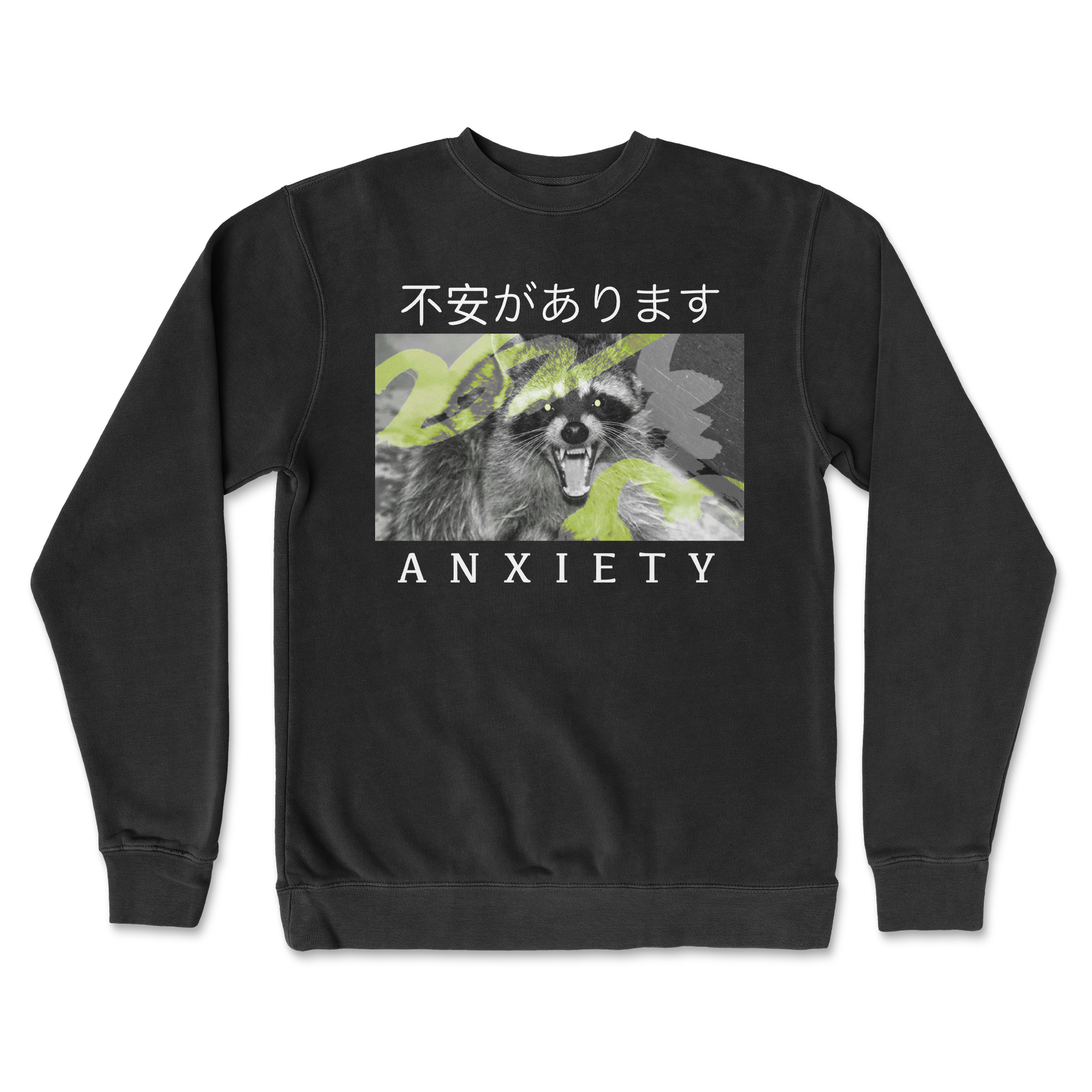 Independent Clothing Co. Crew Neck Anxiety in Black