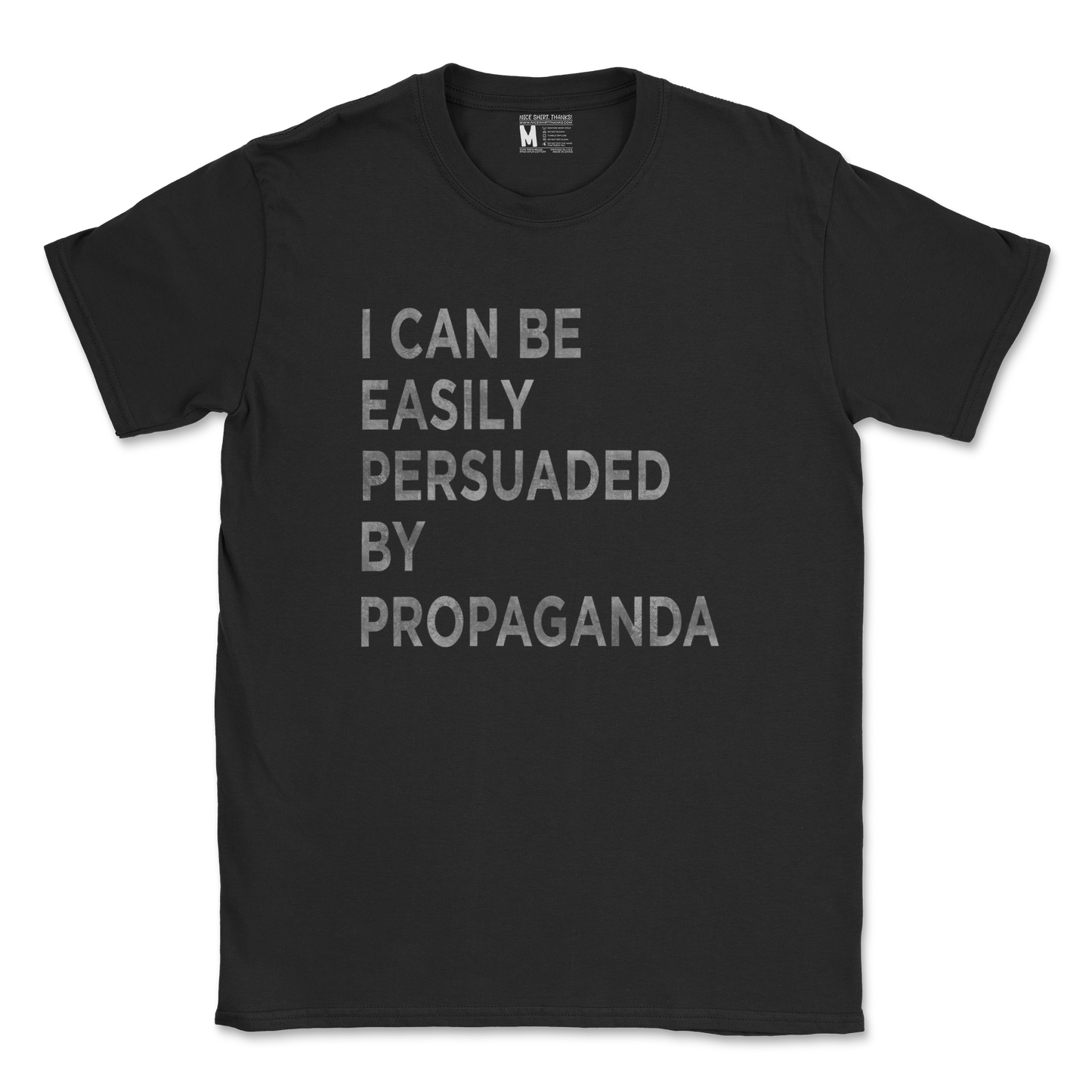 Gildan SoftStyle T-Shirt Propaganda in Black