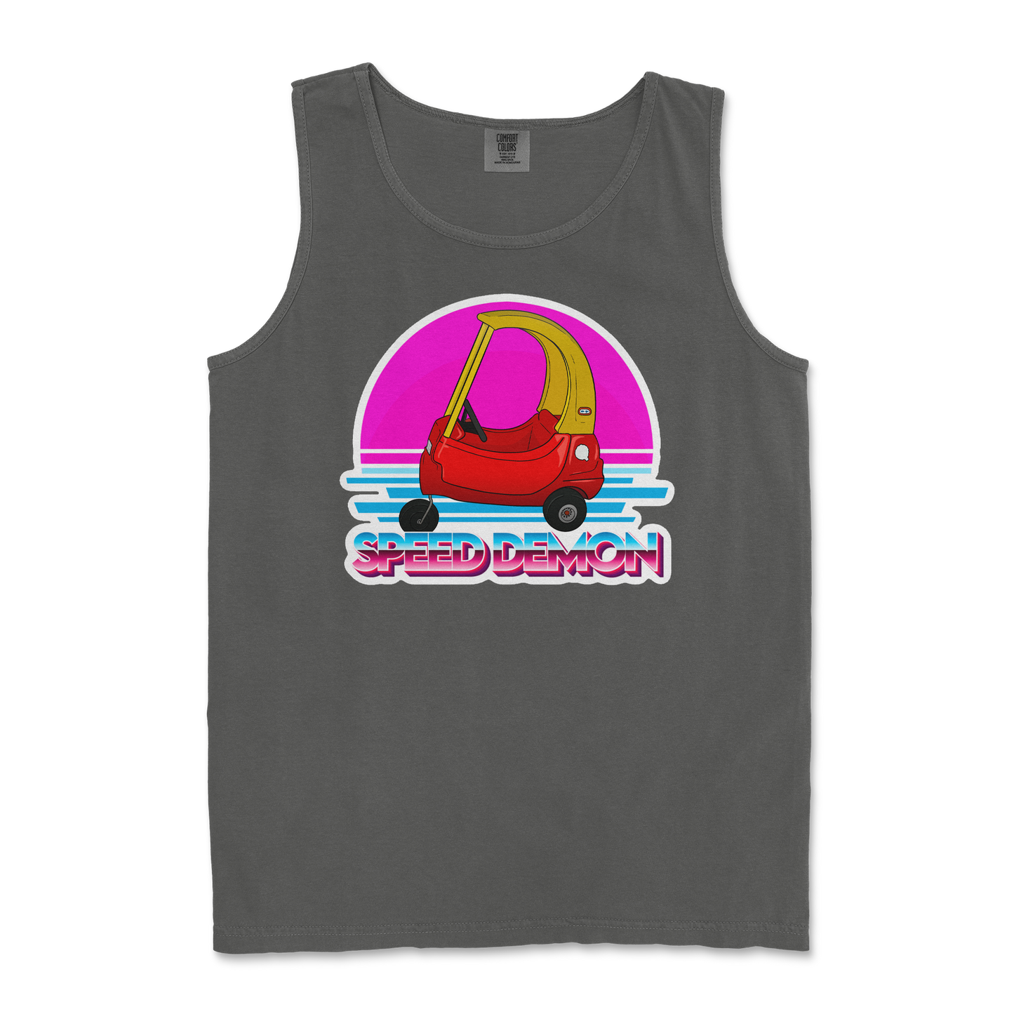 Comfort Colors Tank Top Speed Demon in Pepper