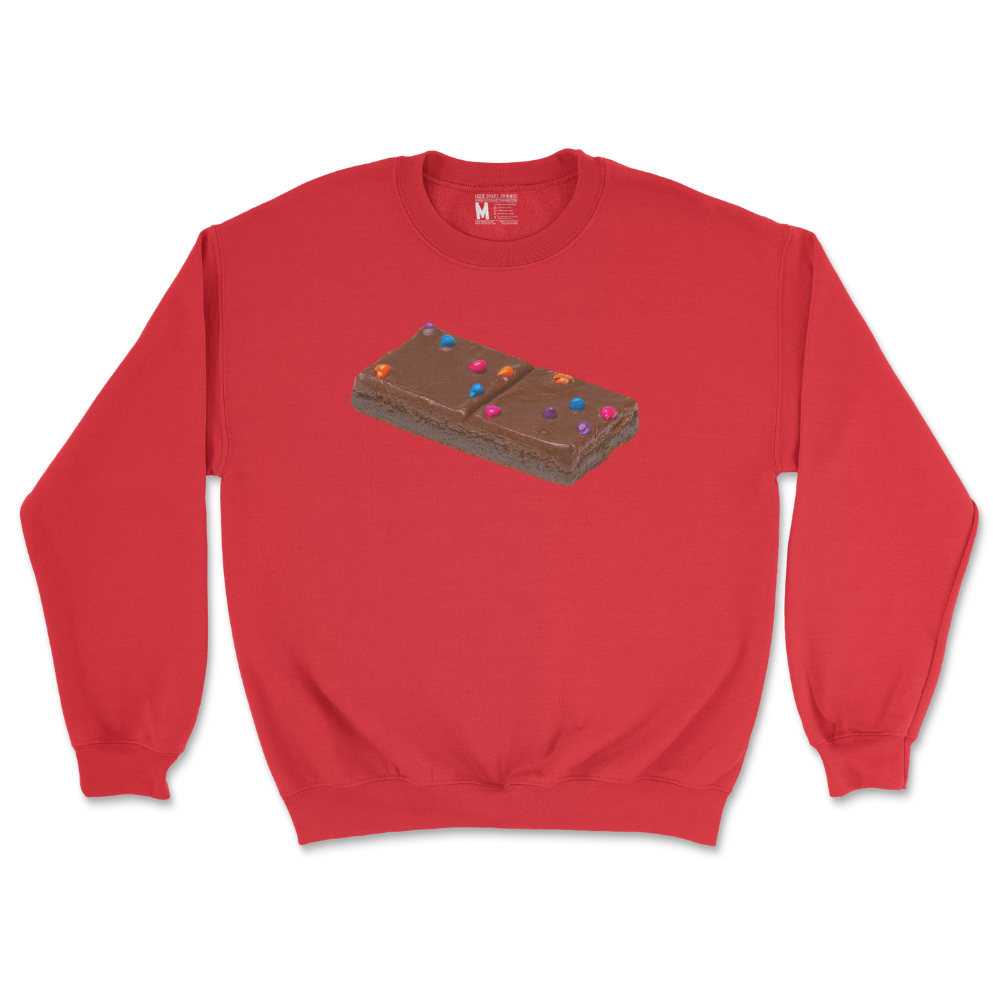 Gildan SoftStyle Crew Neck Mmmmm Yummmm in Red