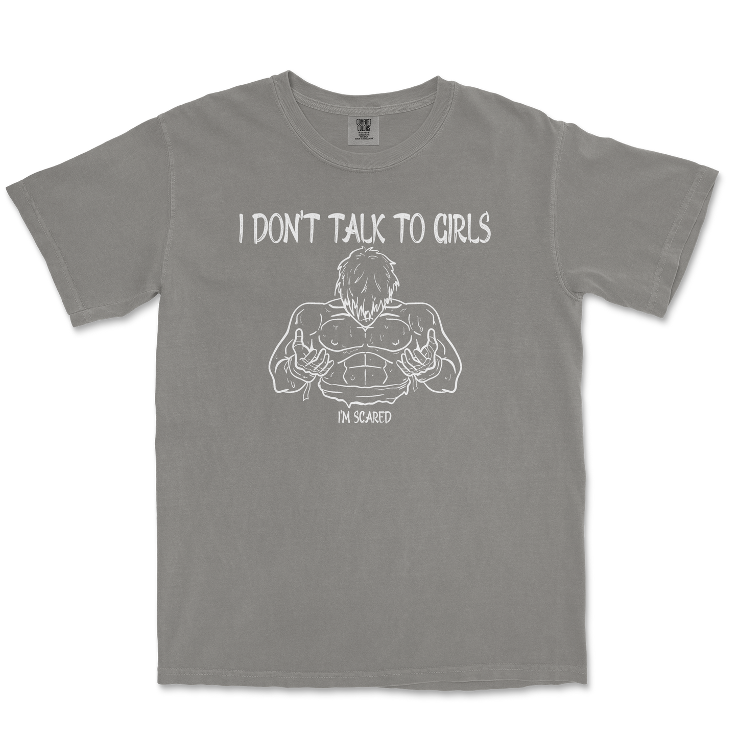 Comfort Colors T-Shirt Gym Shirt in Grey