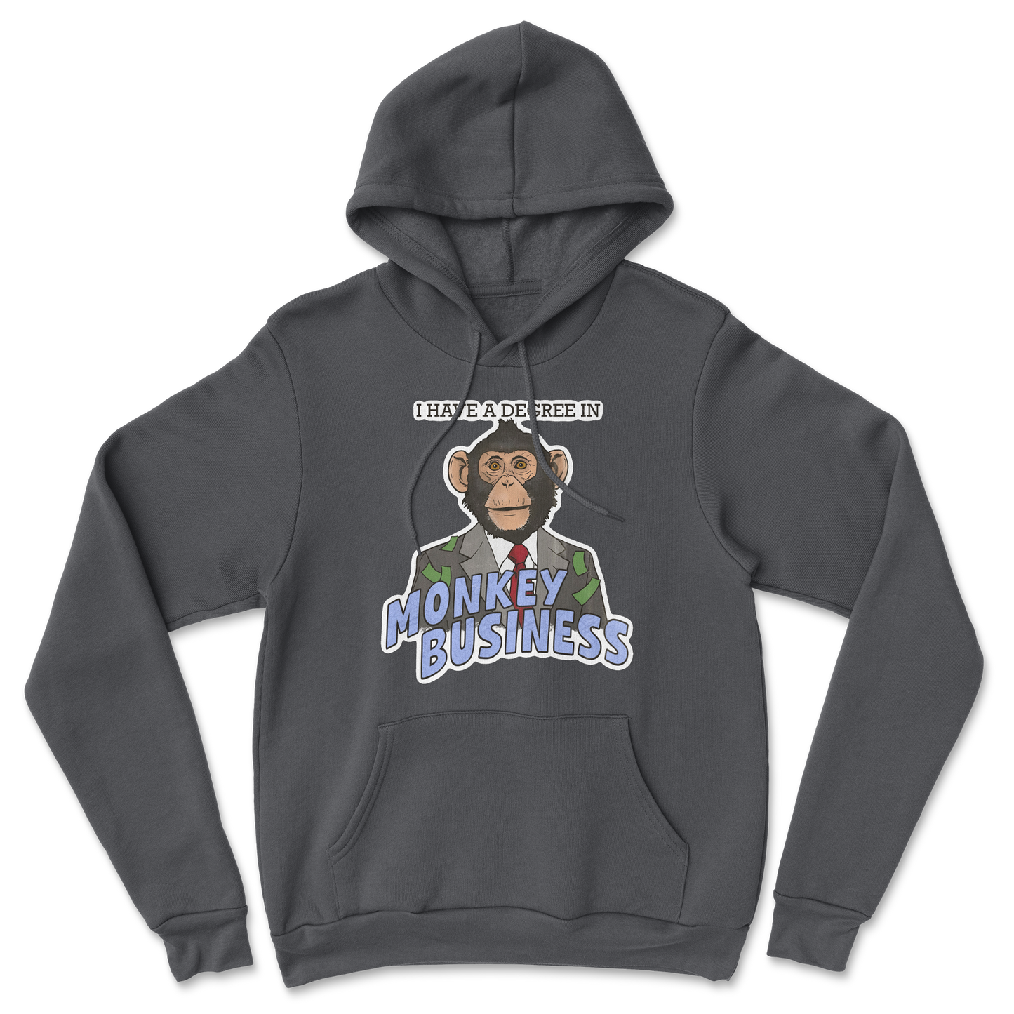 Heavy Blend Hoodie Monkey Business in Black