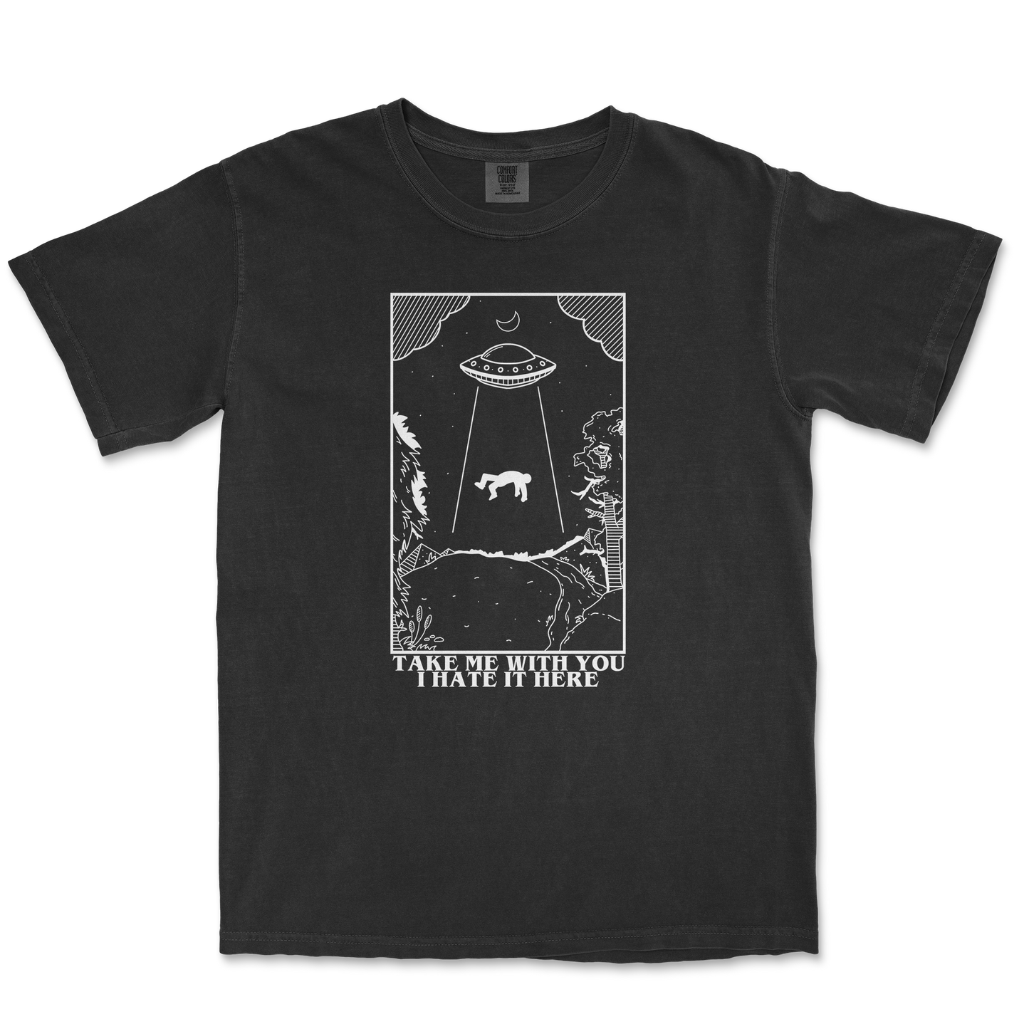 Comfort Colors T-Shirt in Black