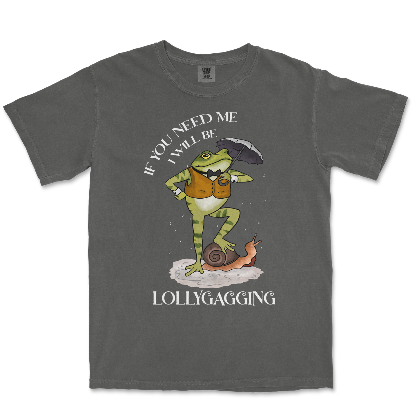 Comfort Colors T-Shirt Lollygagging in Pepper