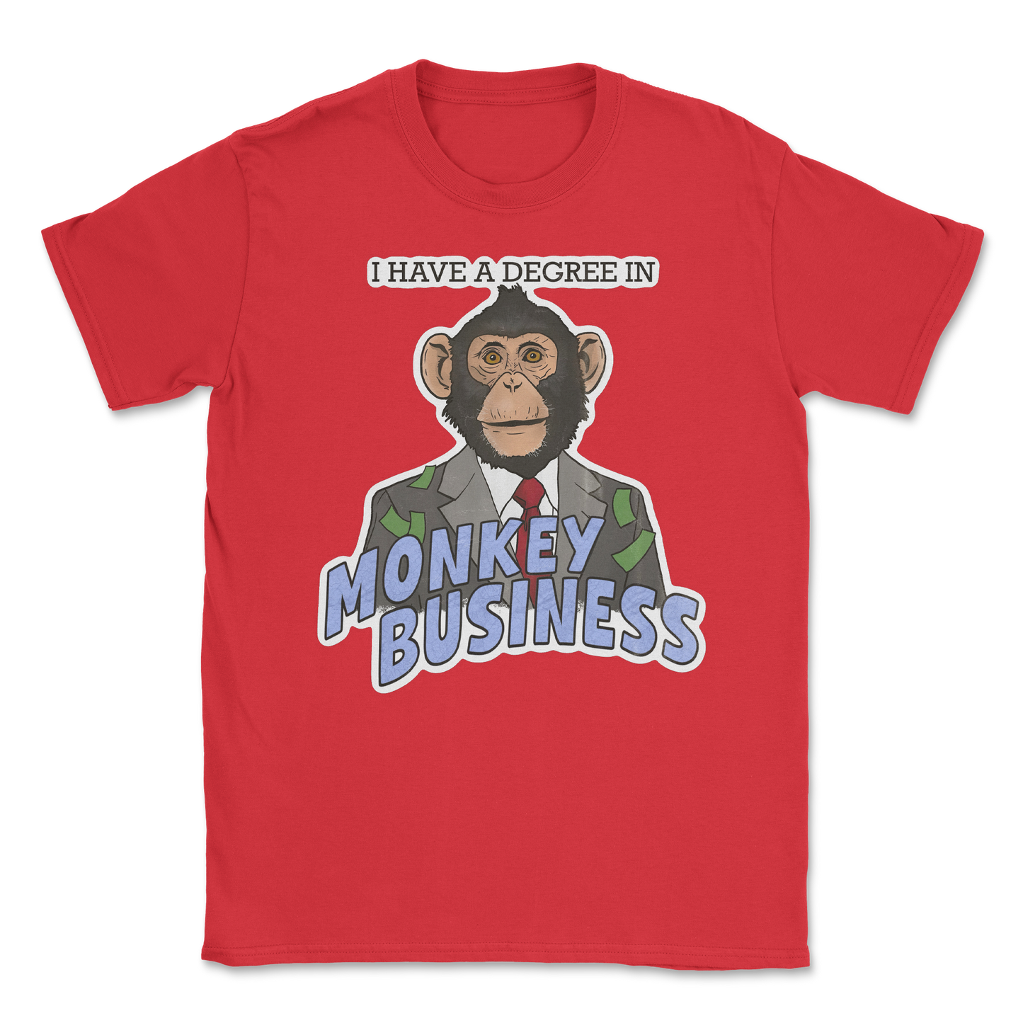 Heavy Blend T-Shirt Monkey Business in Red