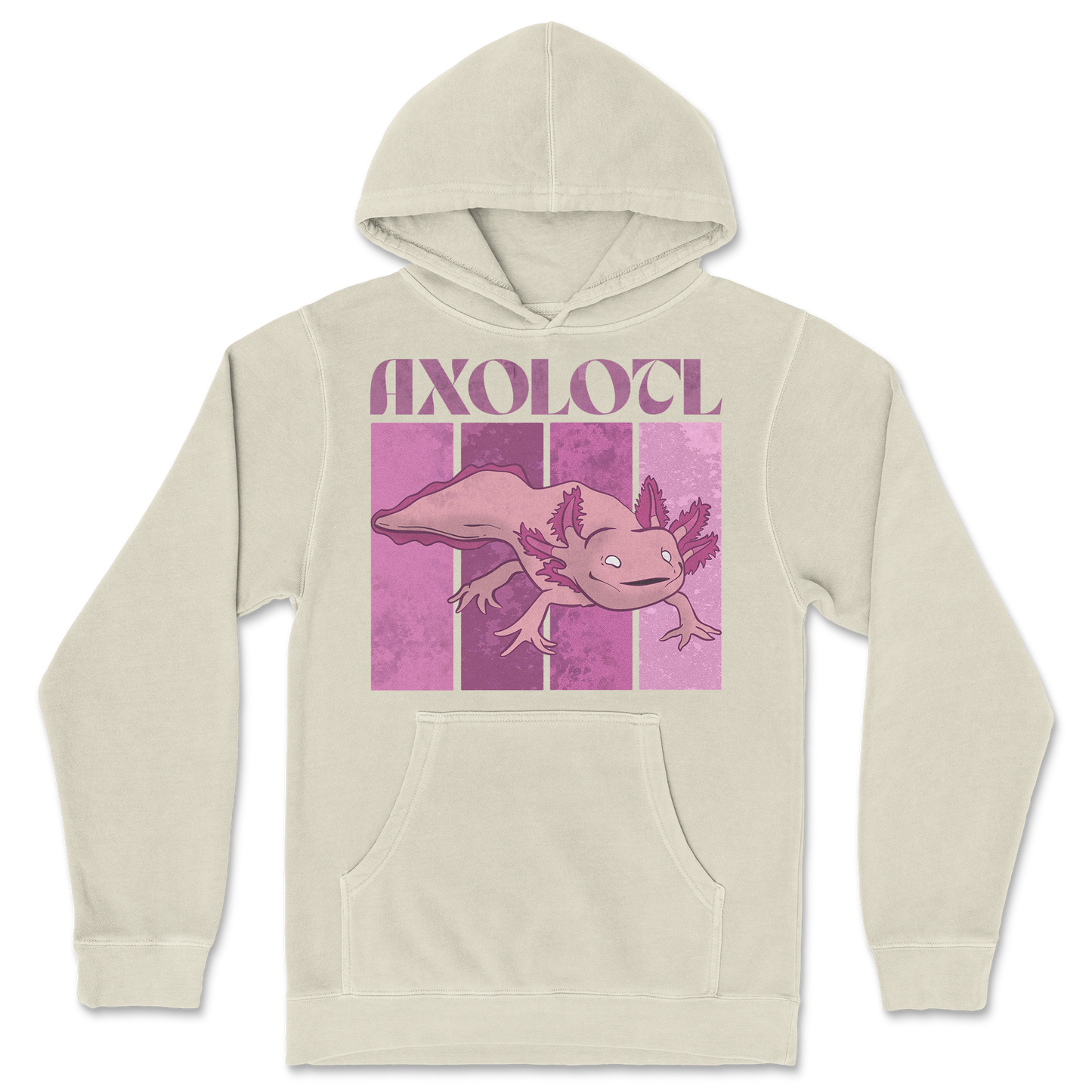 Independent Clothing Co. Hoodie Axolotl in Ivory