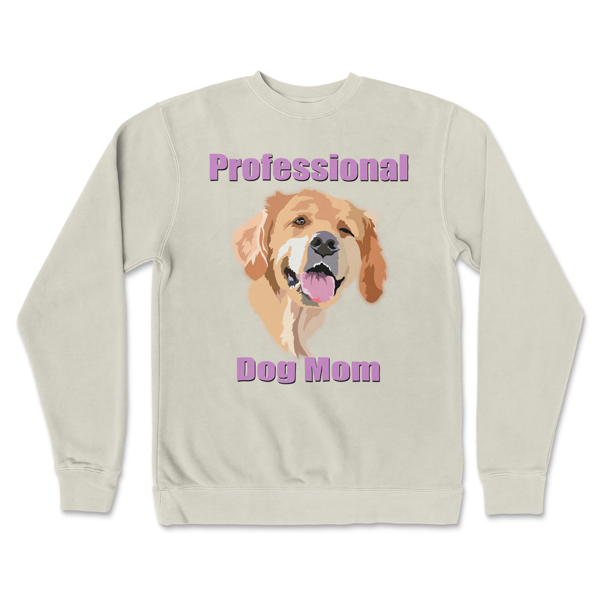 Independent Clothing Co. Crew Neck Dog Mom in Bone