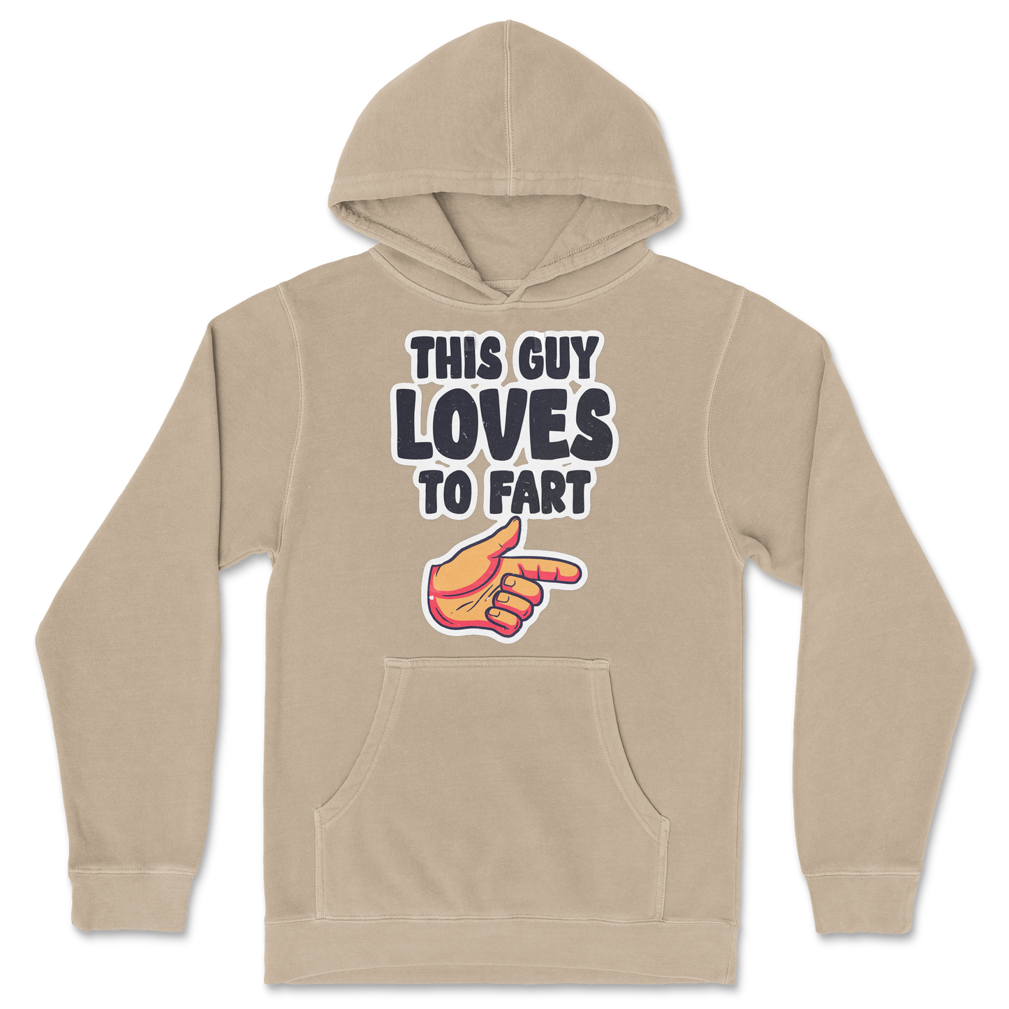 Independent Clothing Co. Hoodie Who Farted in Sandstone
