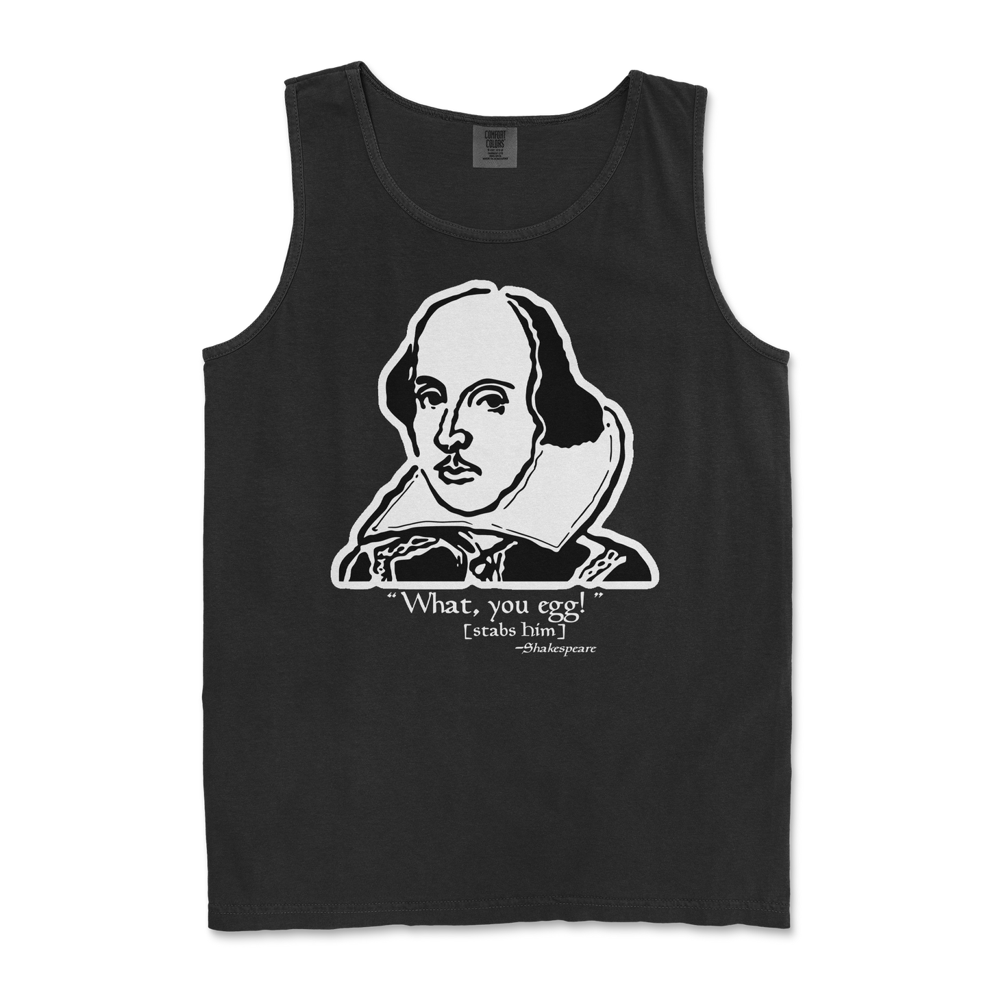 Comfort Colors Tank Top Shakespeare Quote in Black