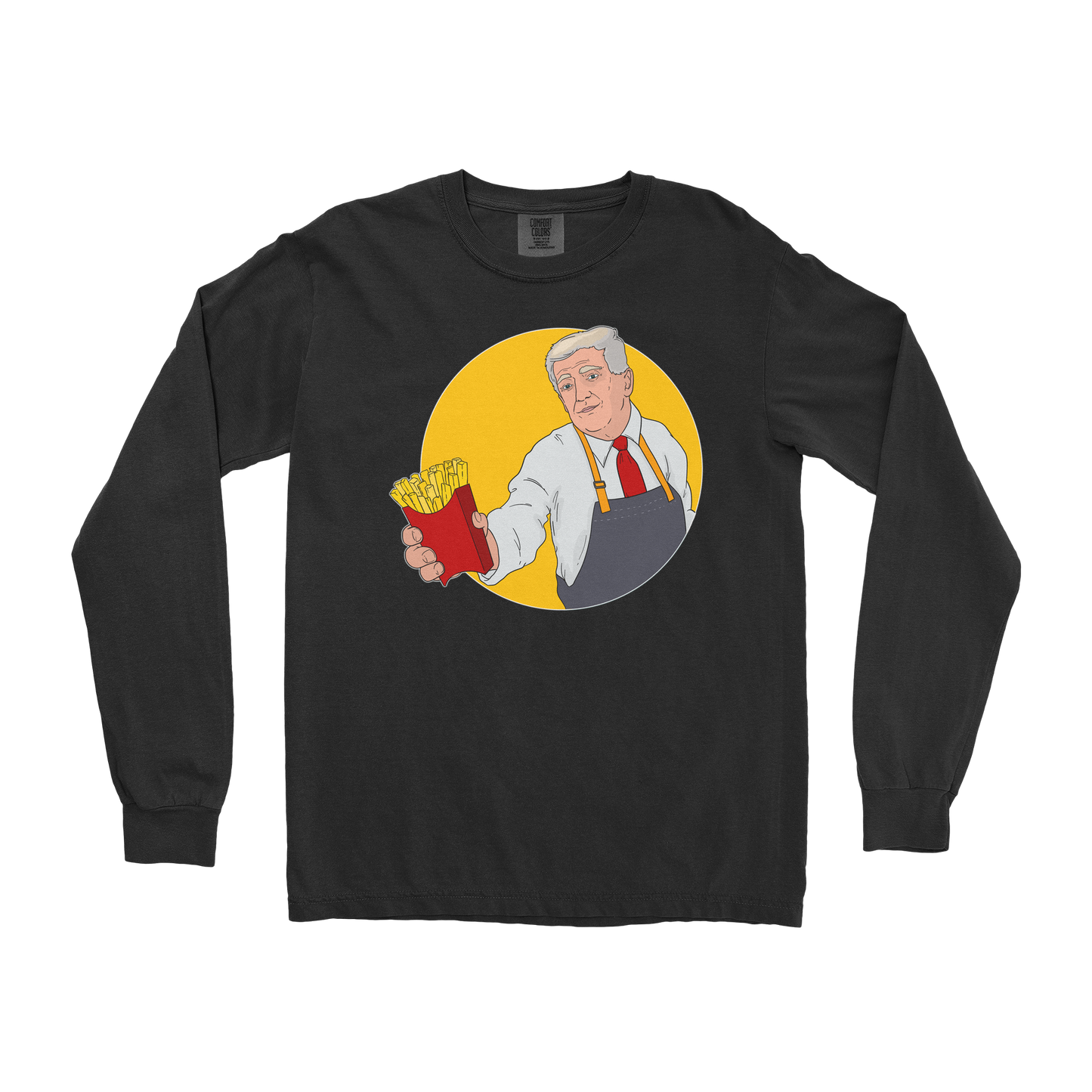 Comfort Colors Long Sleeve McTrump in Black