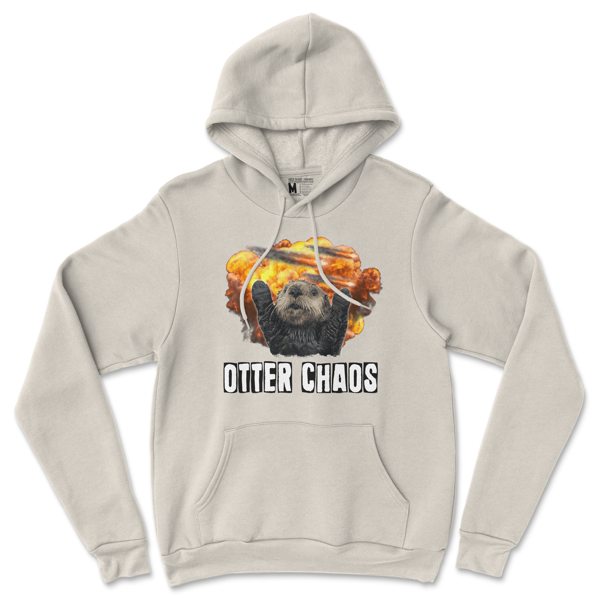 Gildan SoftStyle Hoodie Otter Chaos in Sand