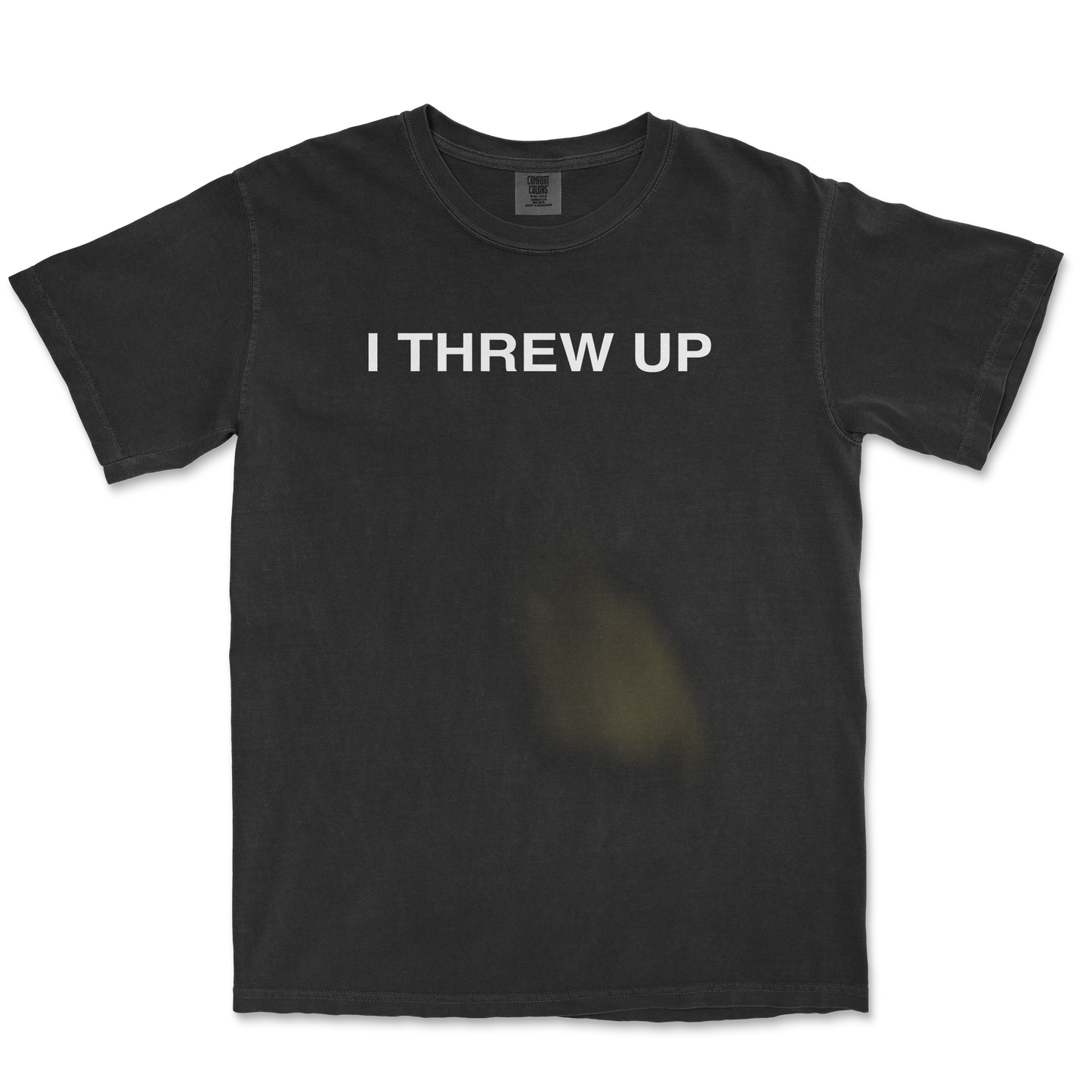 Comfort Colors T-Shirt Mom I Threw Up in Black